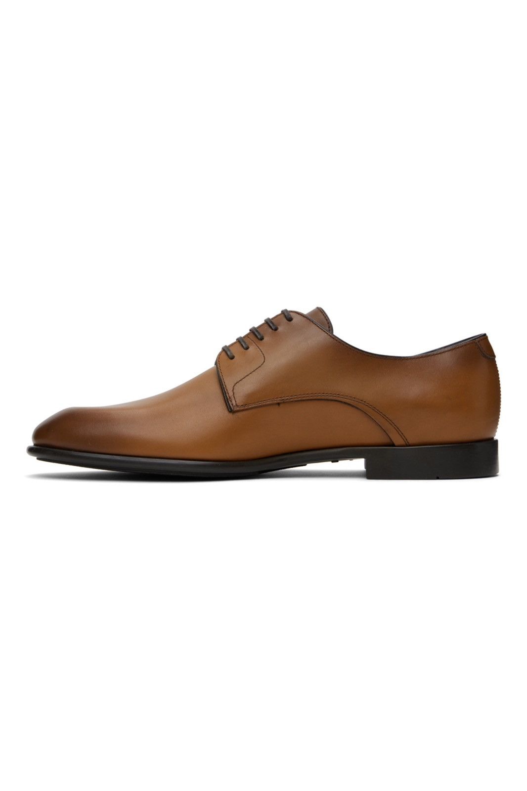 Salvatore Ferragamo Salvatore Ferragamo Calf Leather Lace-up Derbies Size US 11.5 / EU 44-45 - 2 Thumbnail