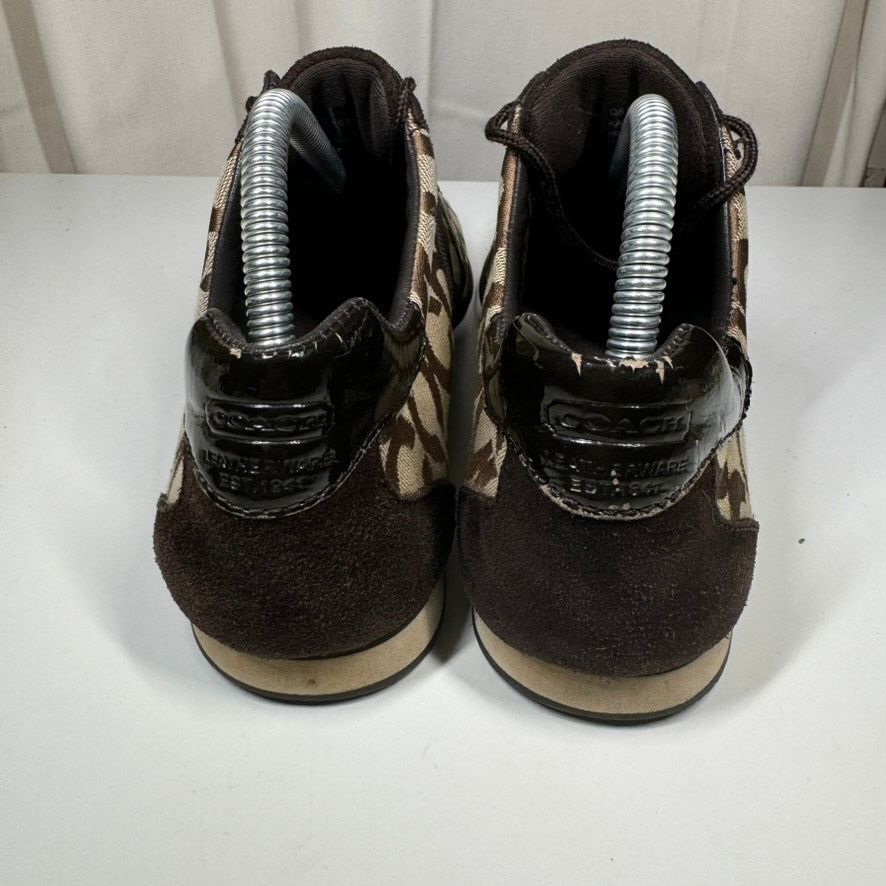 Coach Coach Kathleen Sneakers 10M Signature Logo Canvas Suede Size US 10 / IT 40 - 7 Thumbnail