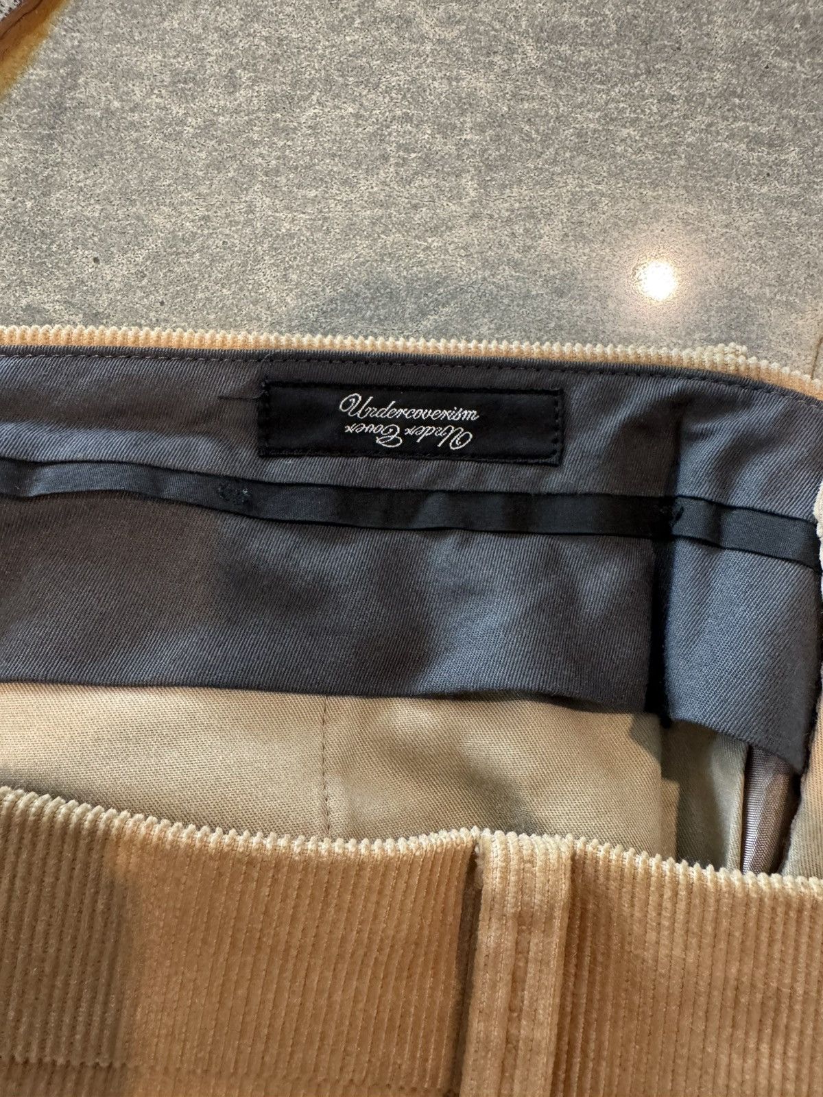 Undercover RARE!! Undercoverism Size 3 Tan Bootcut Corduroy Slacks Size US 31 - 6 Thumbnail