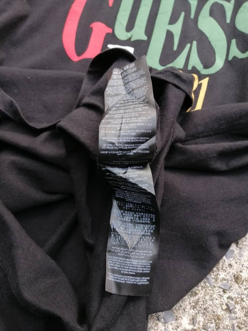 Guess × Vintage Vintage Guess Spellout Tee Size US M / EU 48-50 / 2 - 7 Thumbnail