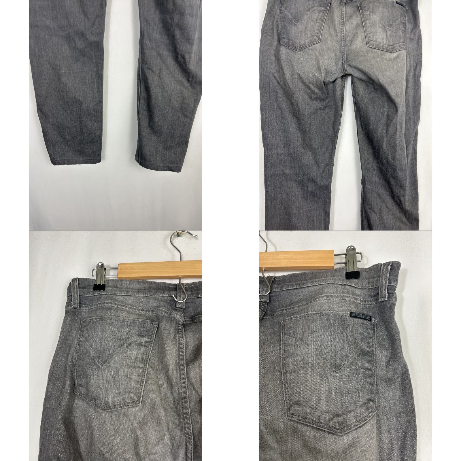 Hudson Hudson Jeans Womens 30 Super Skinny Krista Gain Gray Denim 34x27 Size 30" / US 8 / IT 44 - 8 Thumbnail