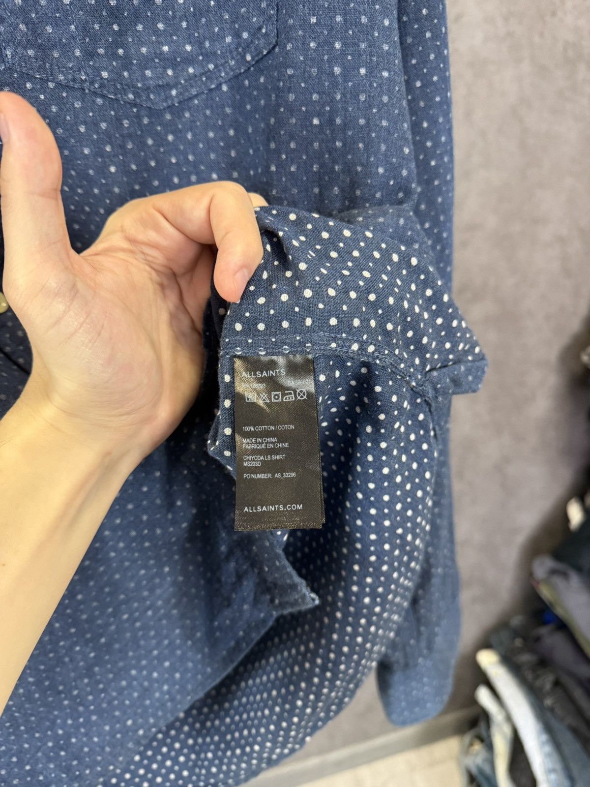 Allsaints Allsaints designer double pocket shirt Size US L / EU 52-54 / 3 - 5 Thumbnail