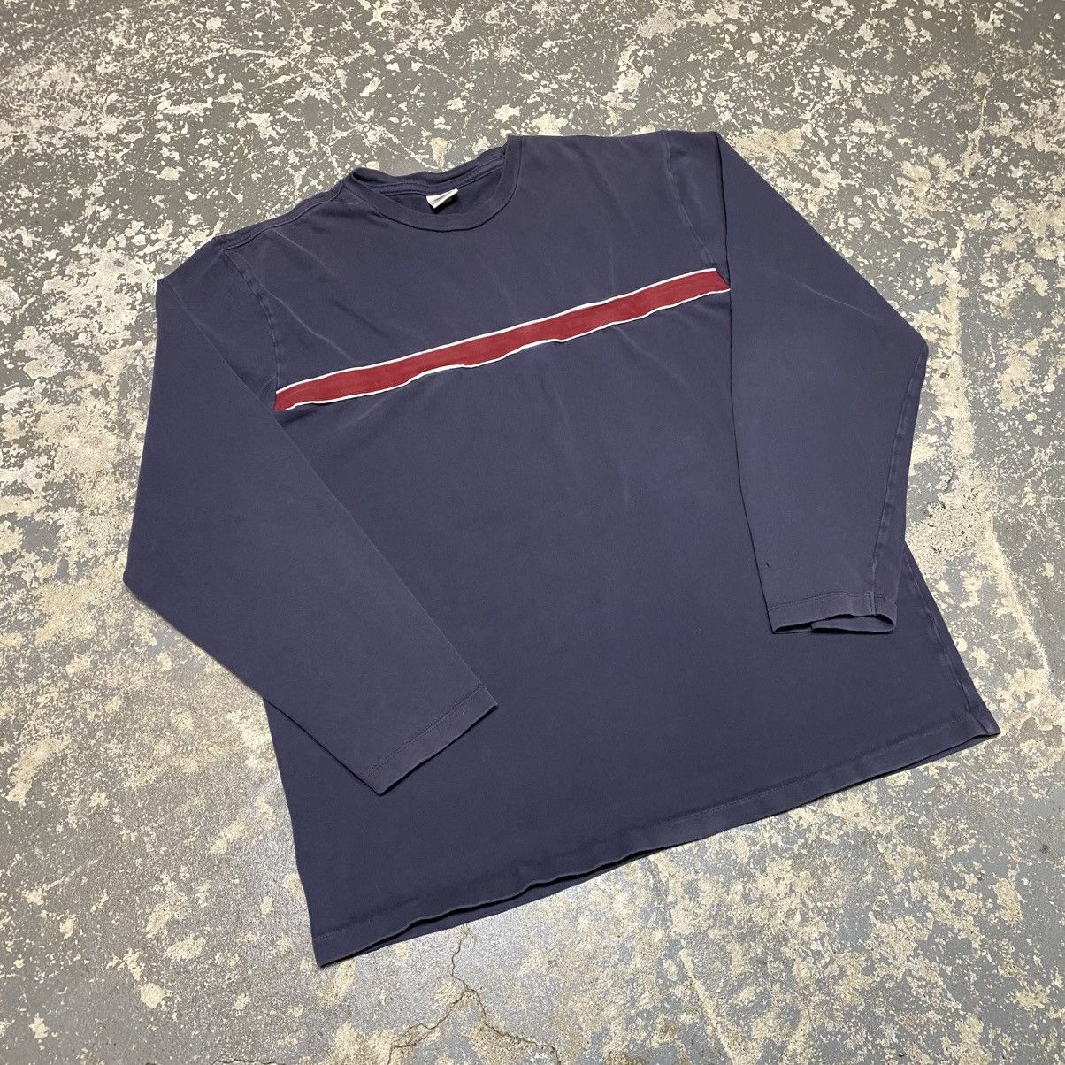 Old Navy × Vintage Vintage Old Navy Striped Blank Long Sleeve Tshirt Size US XL / EU 56 / 4 - 6 Thumbnail