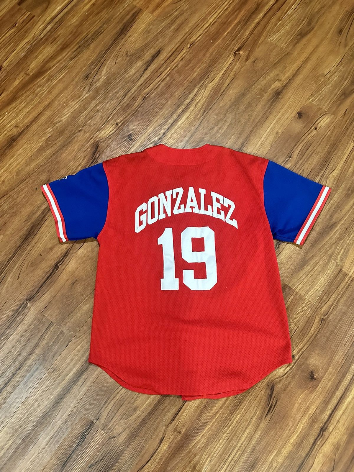 Vintage 90s Starter Juan Gonzalez Rangers Jersey Rare MLB USA Sport  Baseball