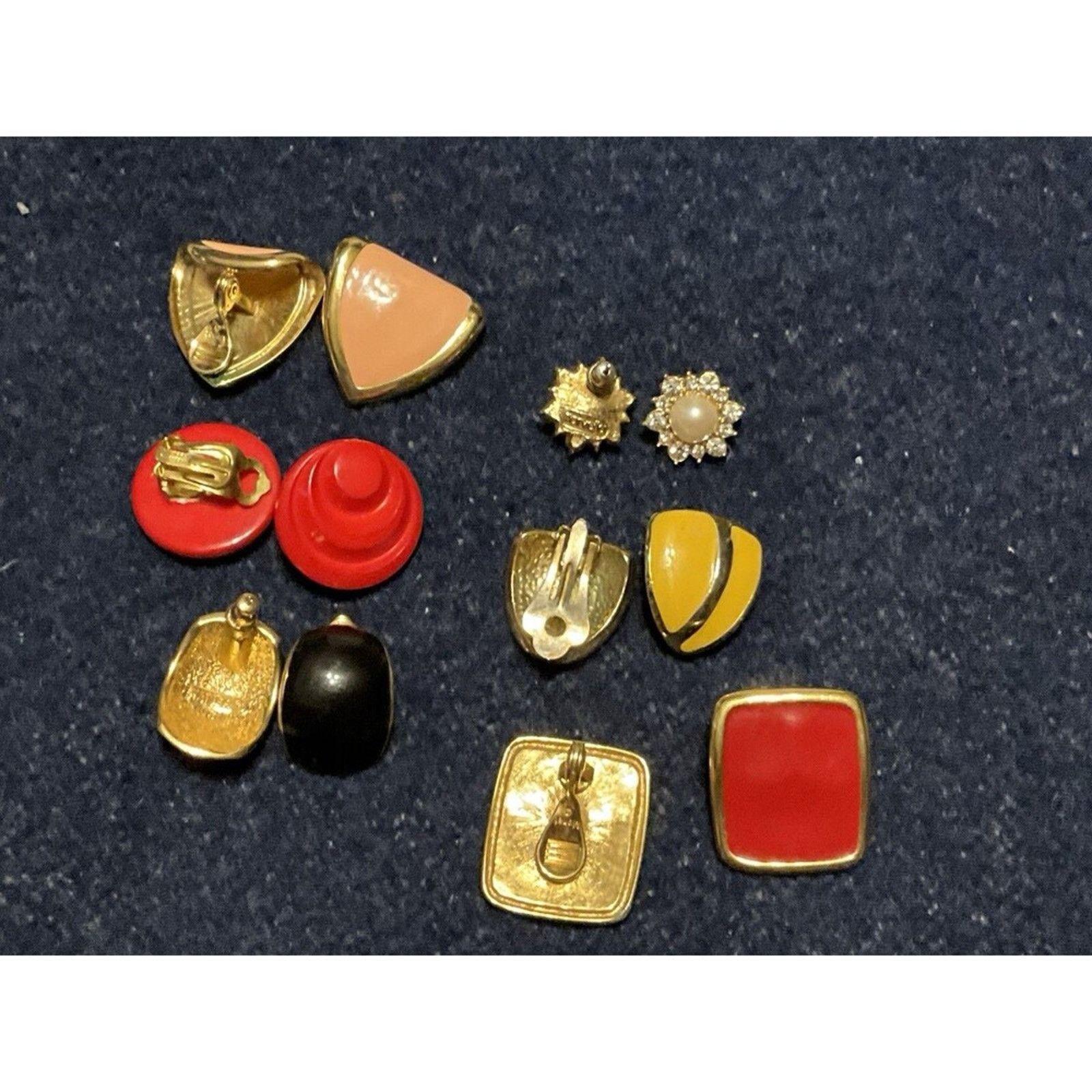 Other 6 Pairs 80’s & 90’s Lot Of Earrings Size ONE SIZE - 5 Thumbnail