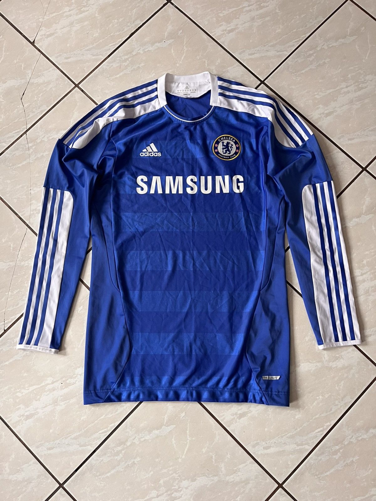 Adidas Chelsea Adidas 2011/2012 Home Long Sleeve Player Issue Shirt Size US M / EU 48-50 / 2 - 1 Thumbnail