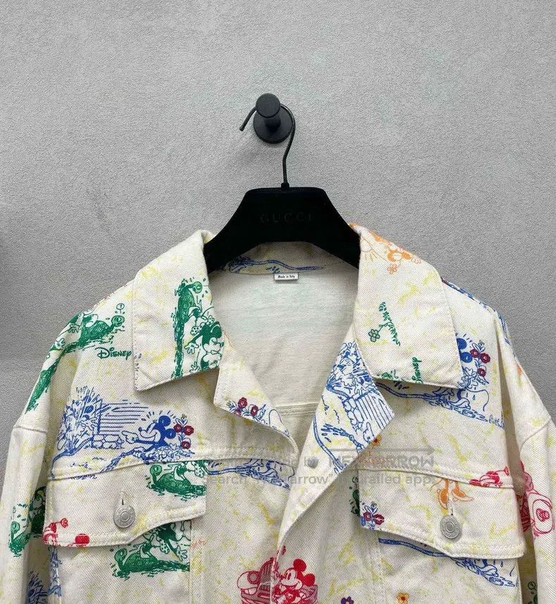 Gucci Gucci Graffiti denim jacket Size US XXS / EU 40 - 3 Thumbnail