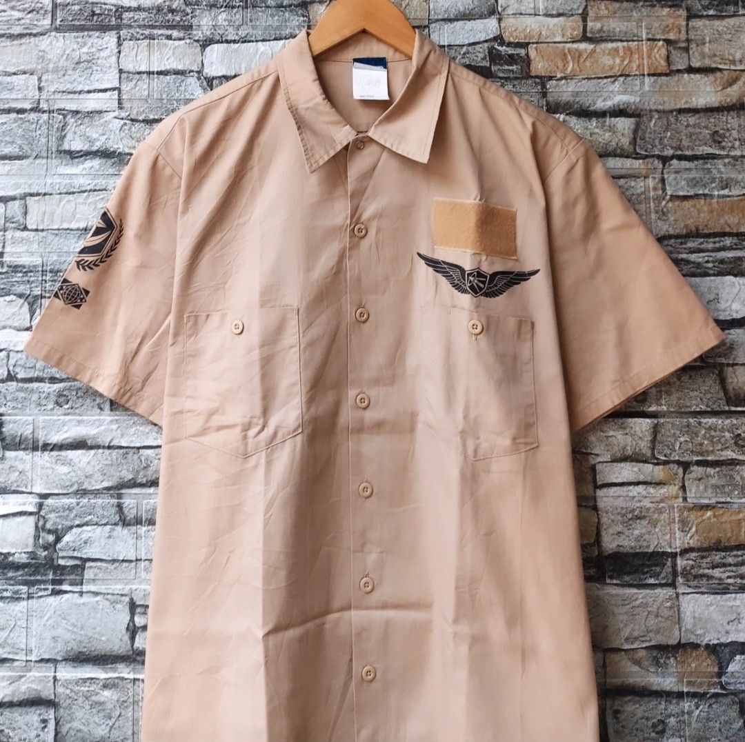Anime Cospa Gundam Wappen Base Work Shirt Size US L / EU 52-54 / 3 - 6 Thumbnail