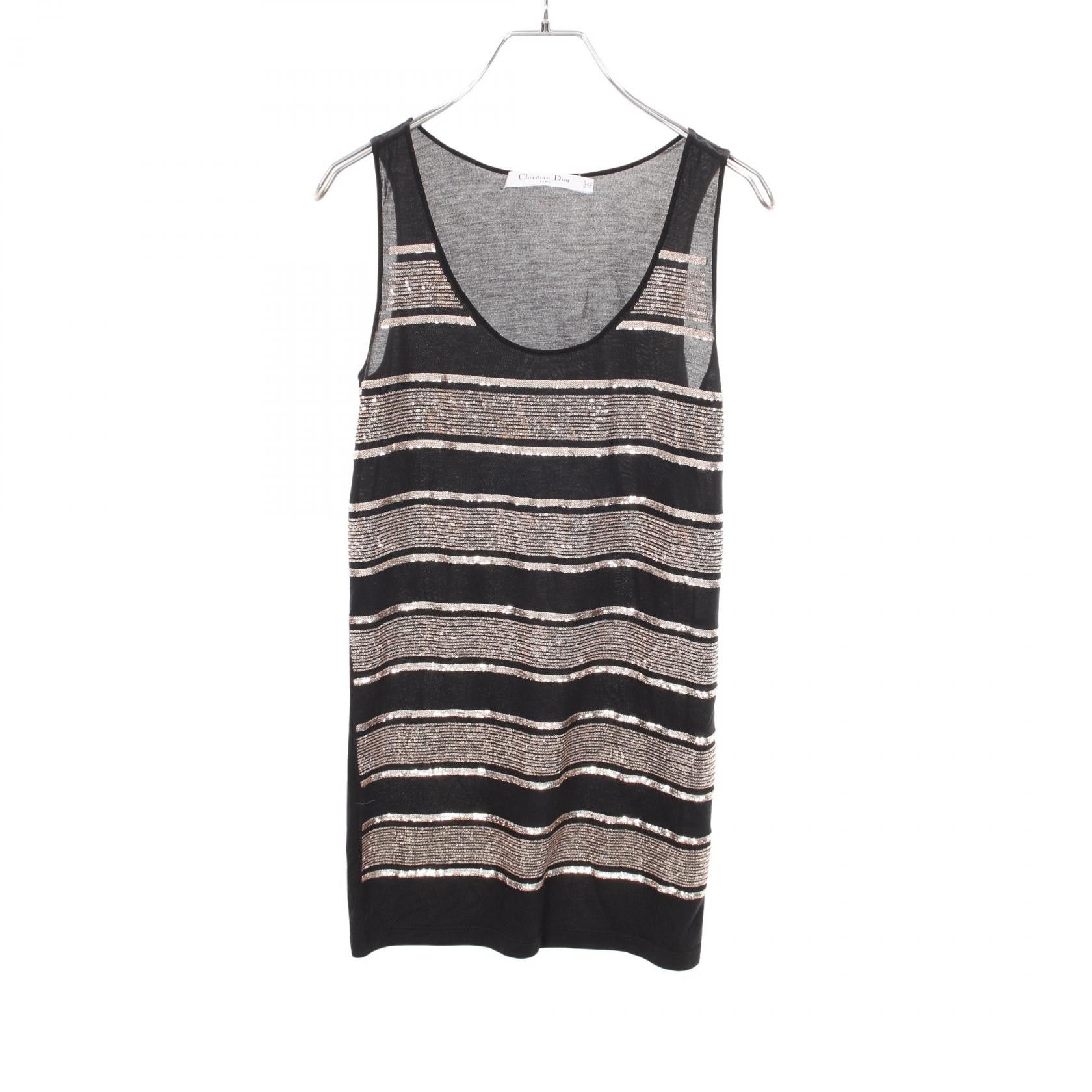 Dior Dior Christian Dior Cotton Tank Top Textile Tops DUTY FREE for USA Size ONE SIZE - 1 Thumbnail