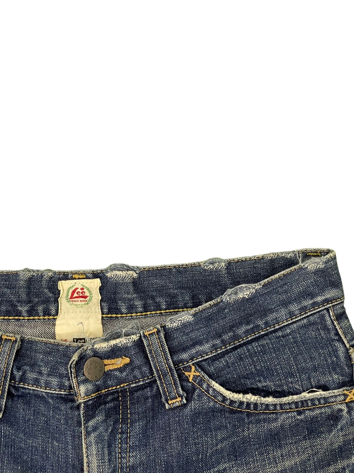 Lee Flare Jeans Lee Japan Slim Faded Distress Boot Cut 7🟦9 Size US 30 / EU 46 - 10 Thumbnail