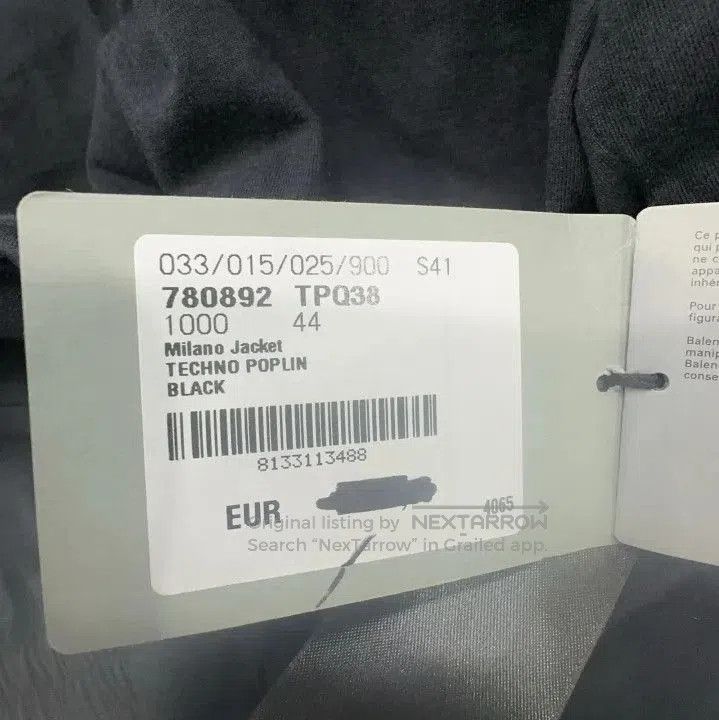 Balenciaga Balenciaga Printed Zip Collar Long Sleeve Jacket. Size US M / EU 48-50 / 2 - 5 Thumbnail