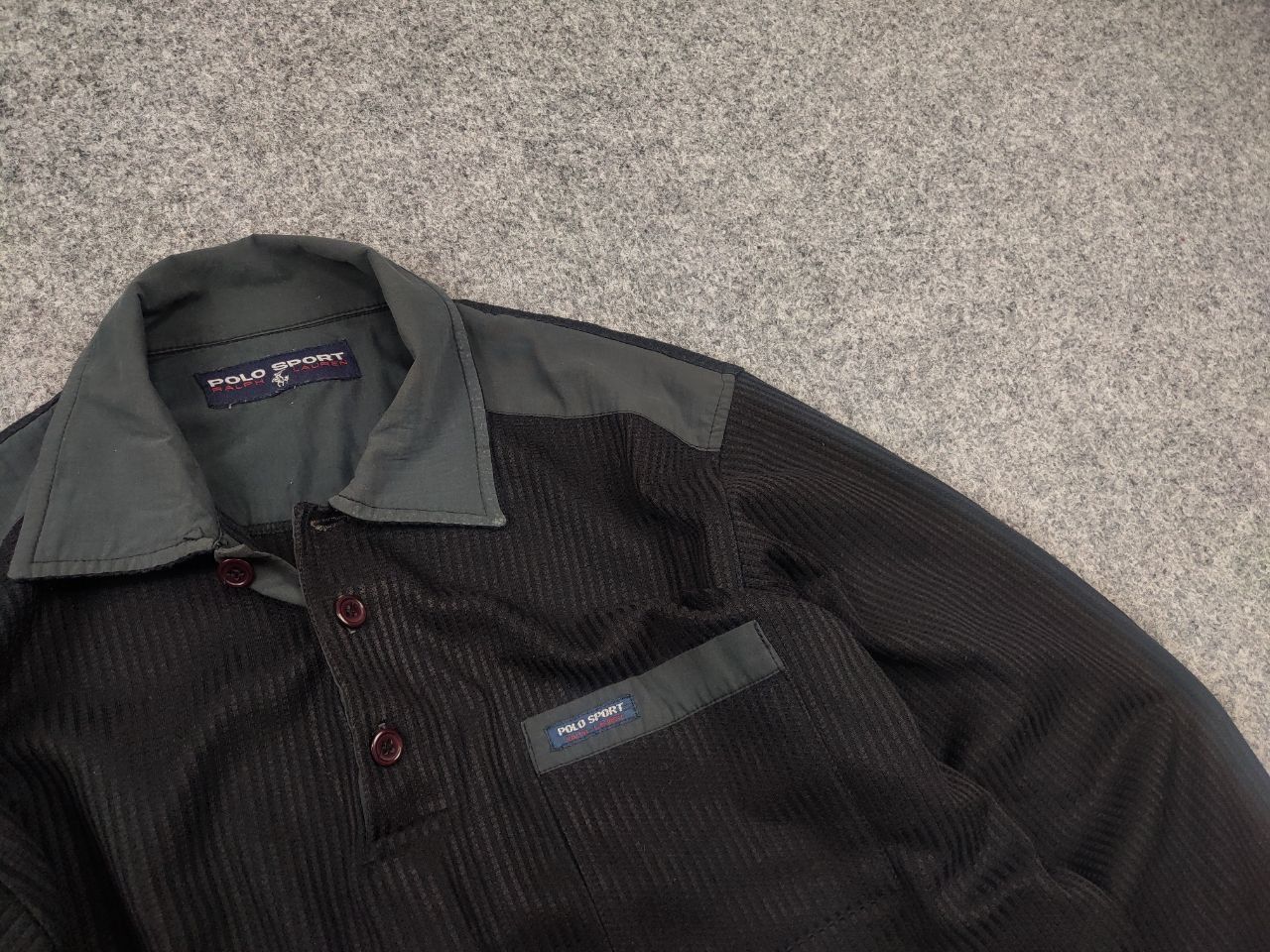 Polo Ralph Lauren Vintage 90's Ralph lauren Polo Sport Long sleeve Polo waffle Size US M / EU 48-50 / 2 - 3 Thumbnail