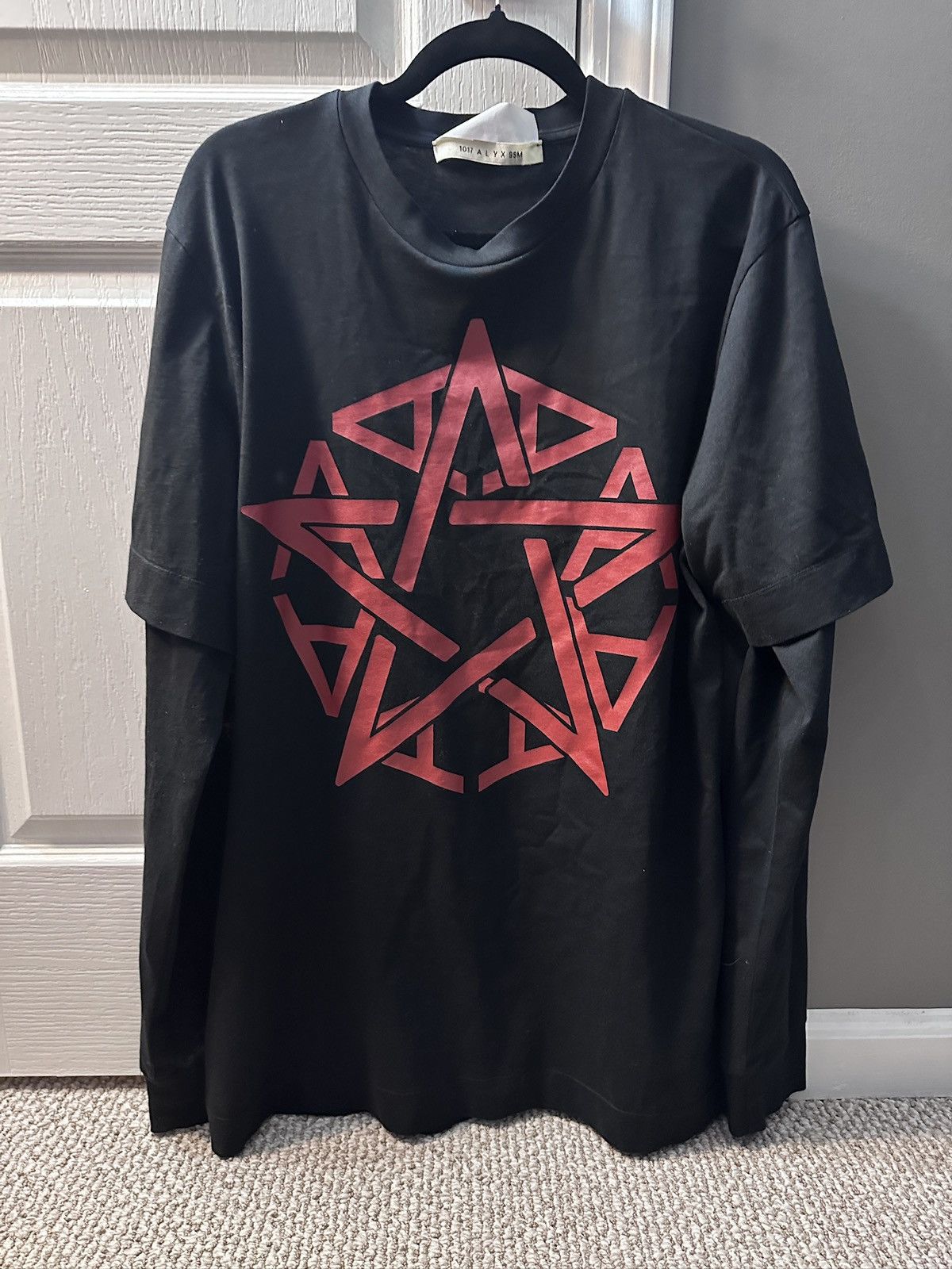 1017 ALYX 9SM × Destroy Lonely 1017 Alyx 9SM Destroy Lonely Short Long Sleeve Shirt Size US XL / EU 56 / 4 - 1 Thumbnail