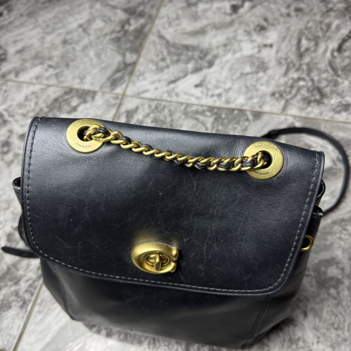 Coach × Vintage Coach backpack leather vintage Size ONE SIZE - 3 Thumbnail