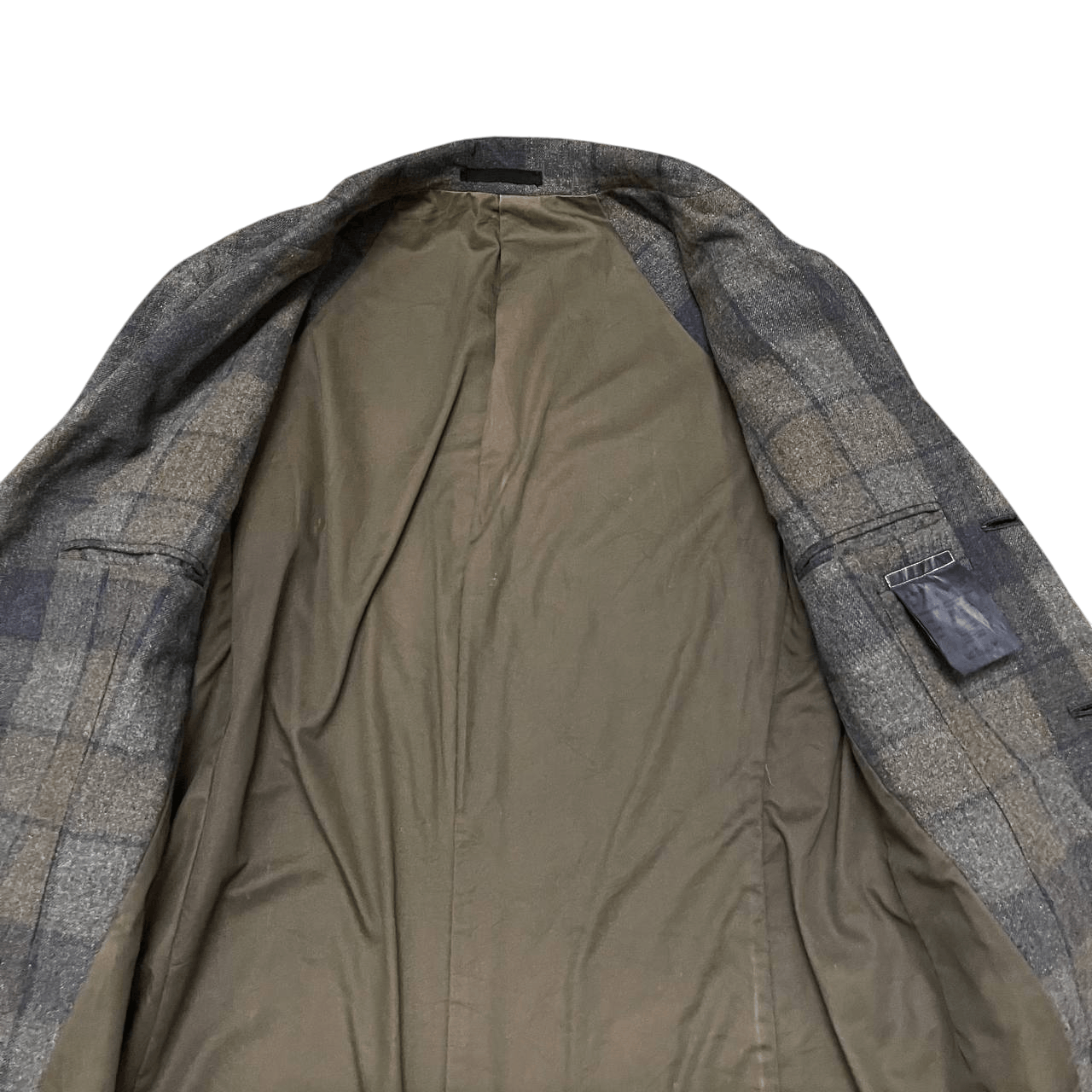 Japanese Brand 9CM Made In Japan Plaid Long Coat Size US M / EU 48-50 / 2 - 7 Thumbnail