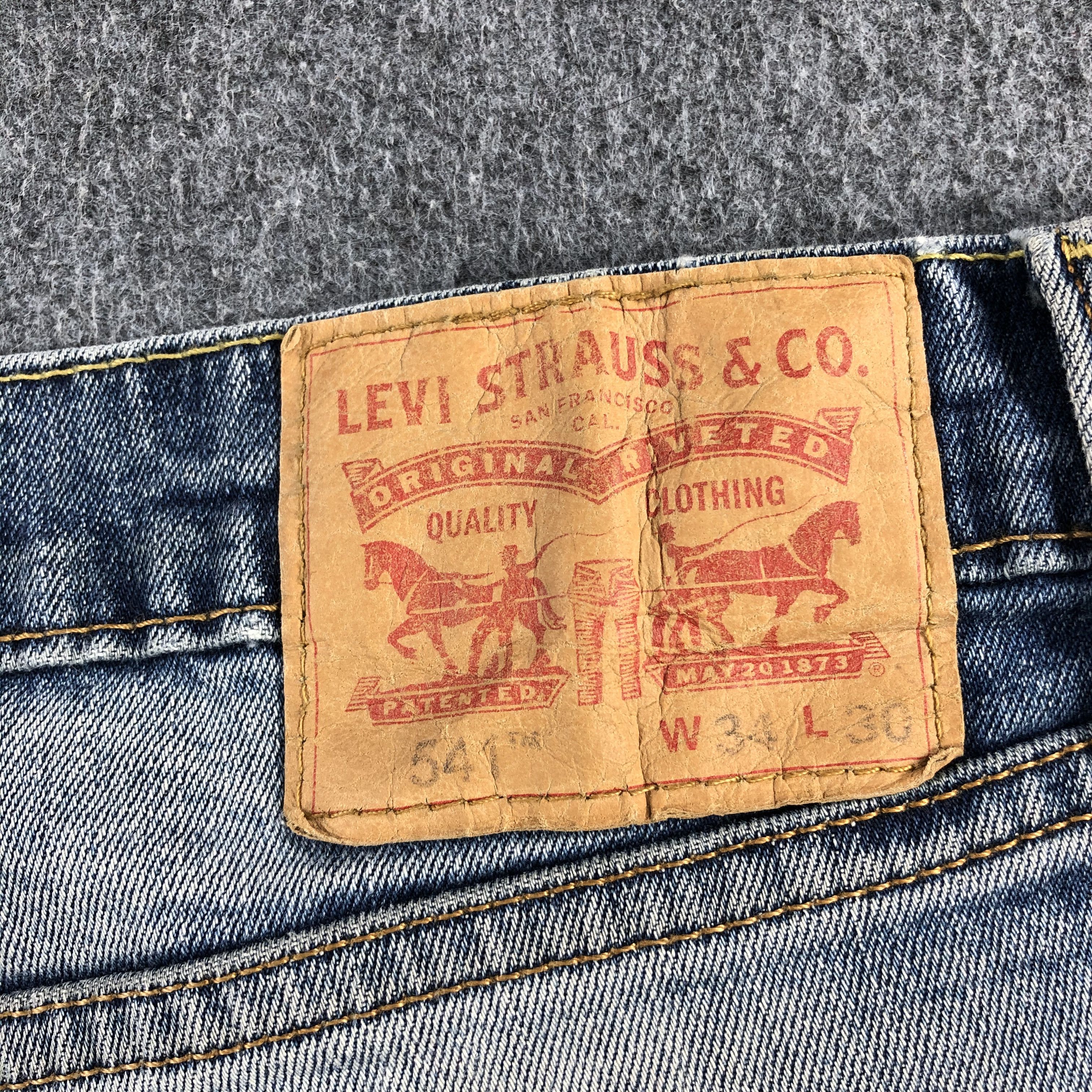 Levi's Vintage Blue Wash Levis 541 Jeans-J1682 Size US 35 - 5 Thumbnail