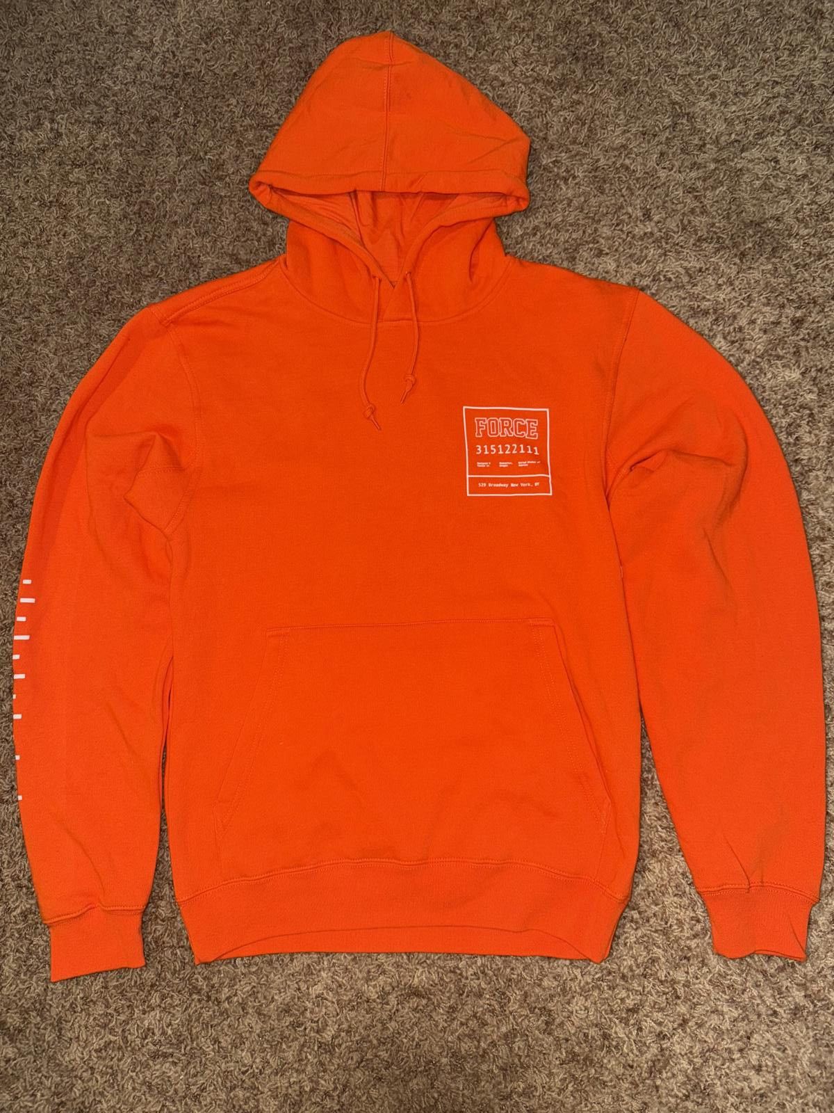 Nike Nike Air Force 1 New York City Total Orange Limited Hoodie Size US L / EU 52-54 / 3 - 7 Thumbnail