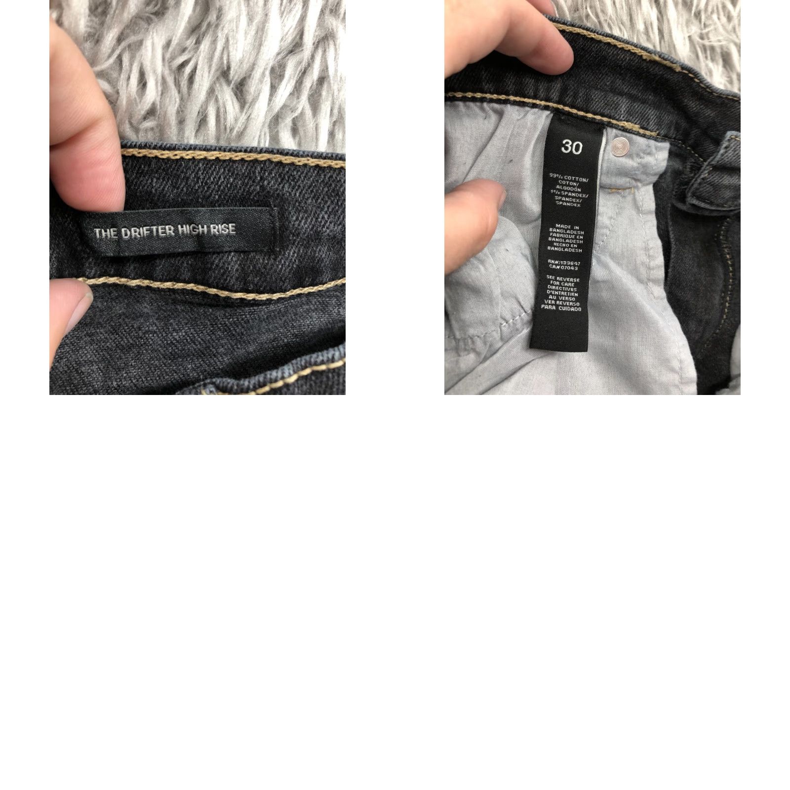 Vintage Kendal Kylie Drifter High Rise Shorts Womens Size 30 Dark Wash Black Denim Jean Size 30" / US 8 / IT 44 - 8 Thumbnail