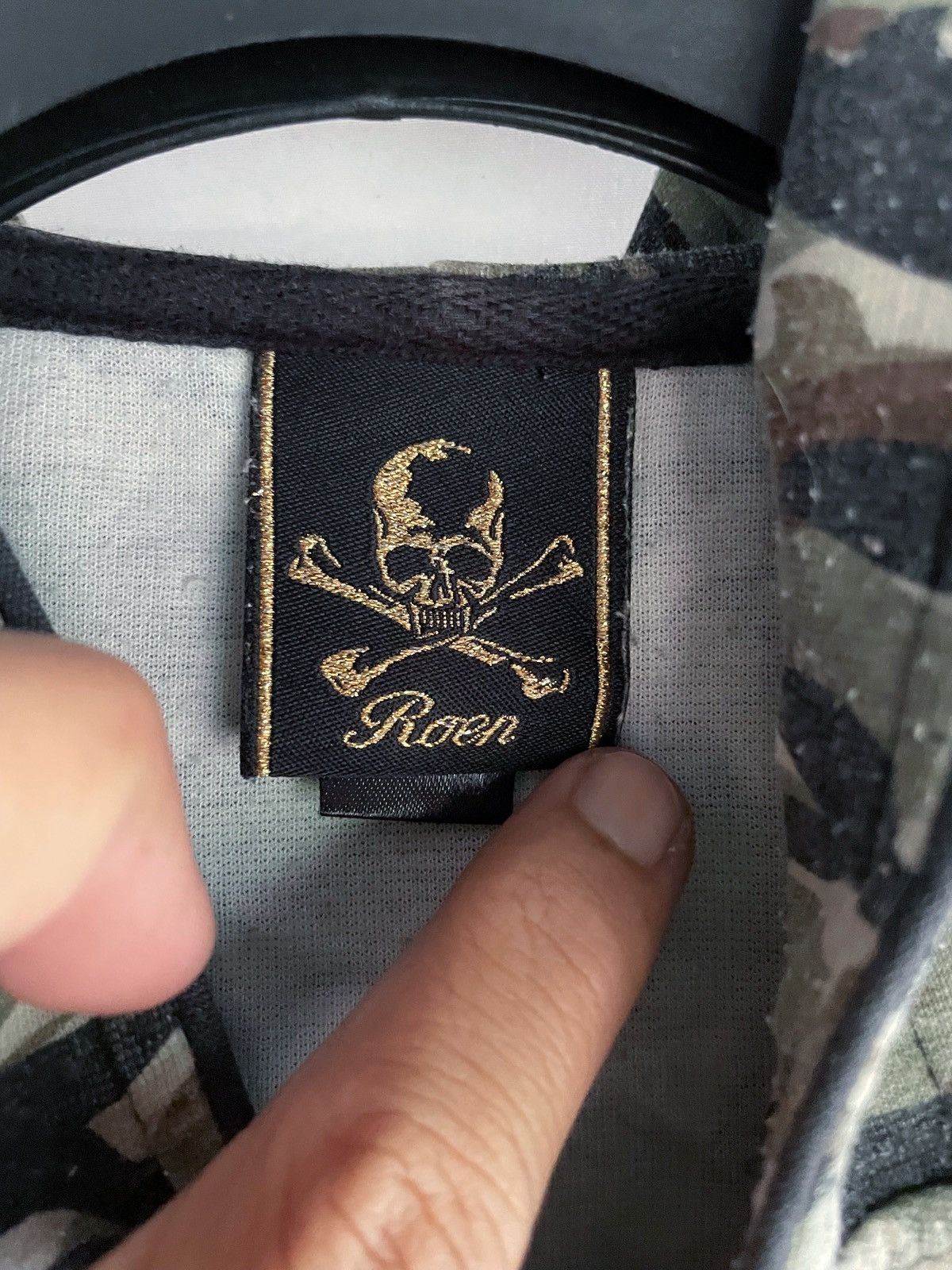 Roen ROEN GOLD SKULL ARMY ZIP HOODIE Size US L / EU 52-54 / 3 - 12 Thumbnail