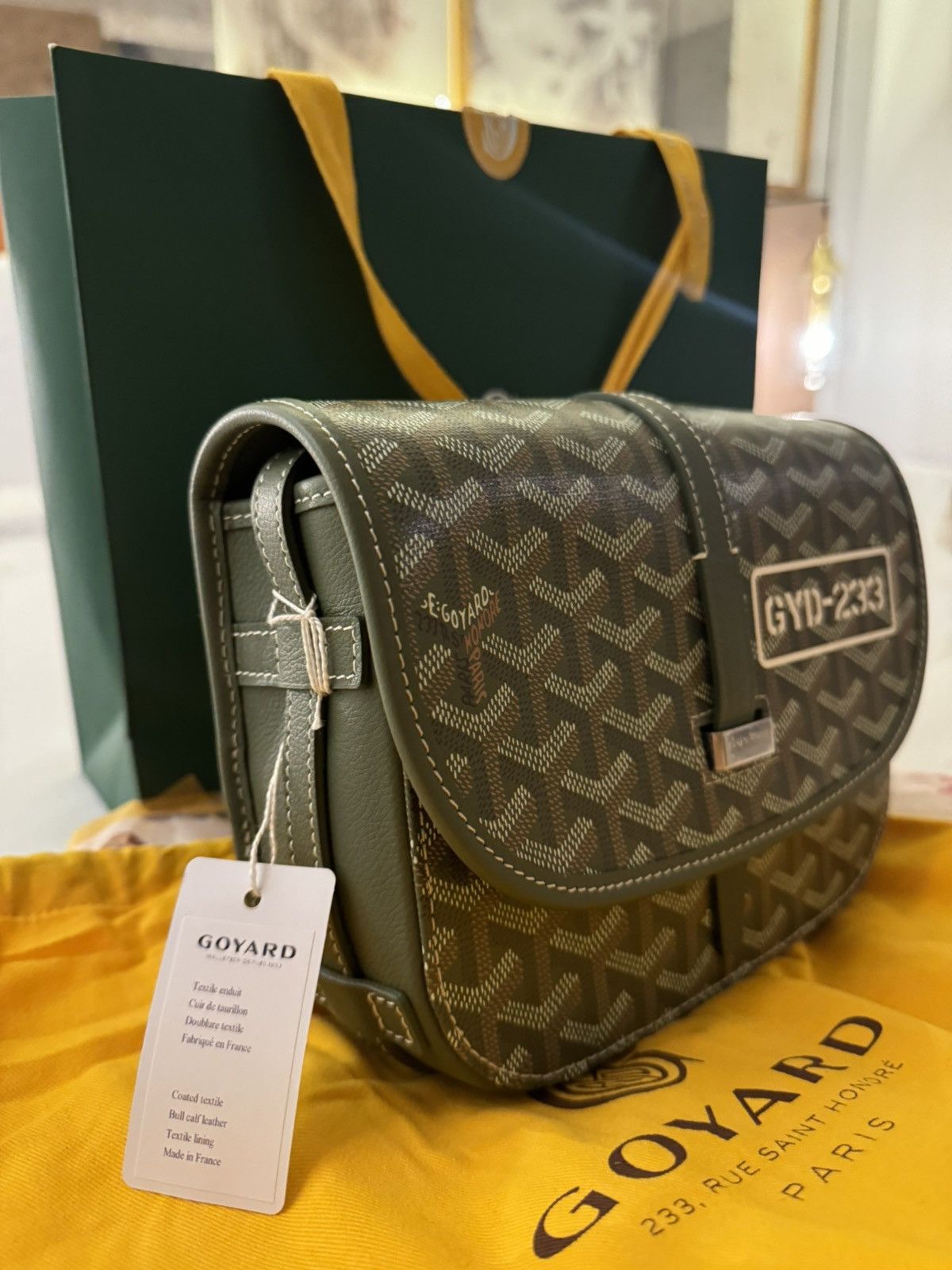 Goyard Belvedere PM Khaki/Army Green