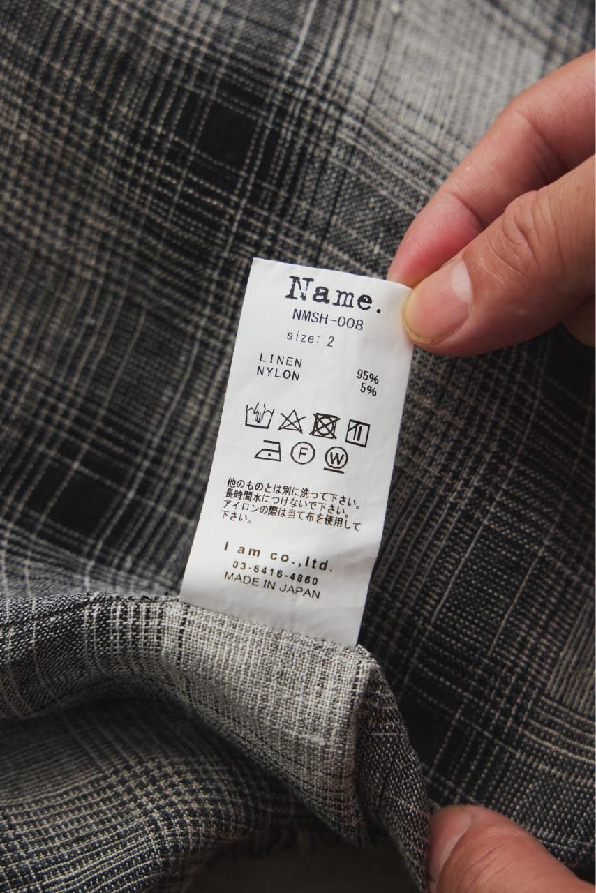 Other Name. Ombre Plaid Shirt Frayed Hem Linen Checked Shirt Size US S / EU 44-46 / 1 - 8 Thumbnail