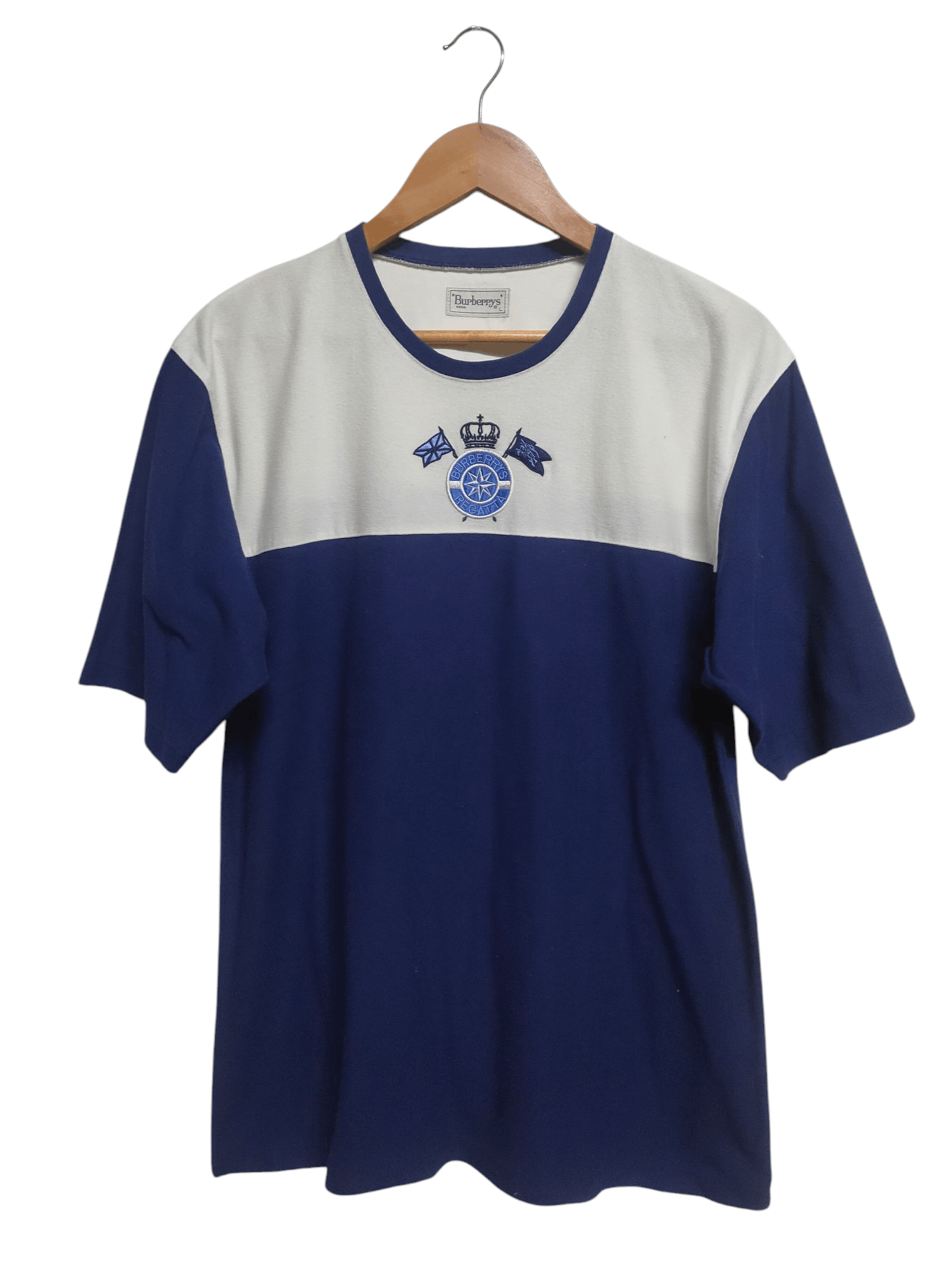 Burberry Vintage burberrys regatta tshirt Size US L / EU 52-54 / 3 - 1 Thumbnail