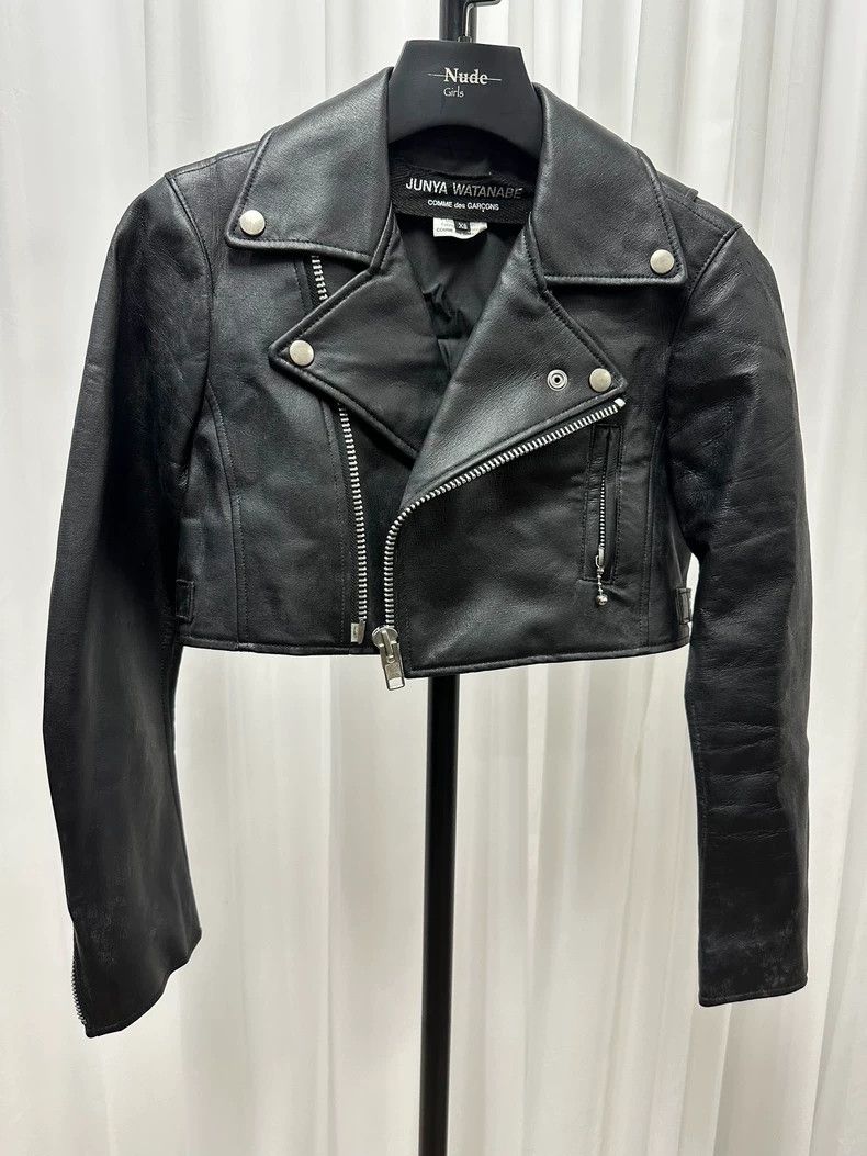 Junya Watanabe Junya Watanabe Cropped Leather Jacket - dmc Size US XS / EU 42 / 0 - 1 Thumbnail