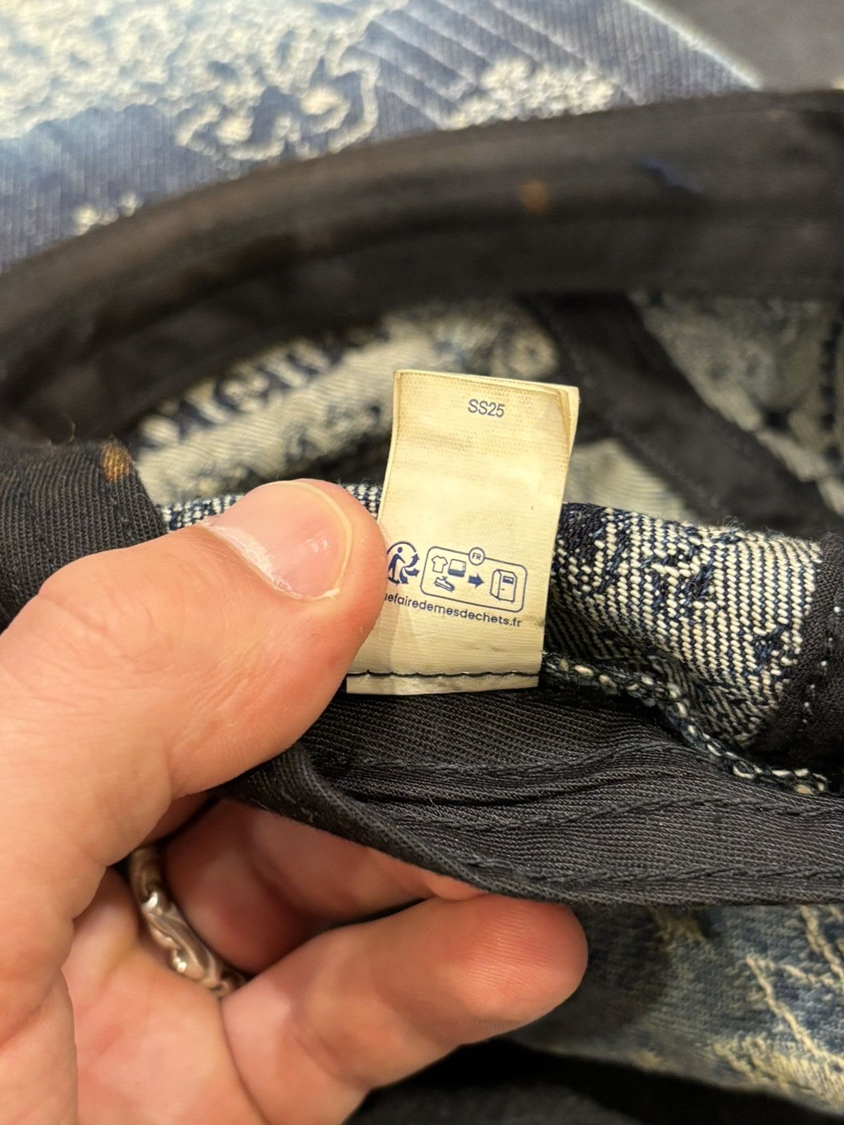 Supreme Supreme Paisley Denim Box Logo Hat Size ONE SIZE - 12 Thumbnail
