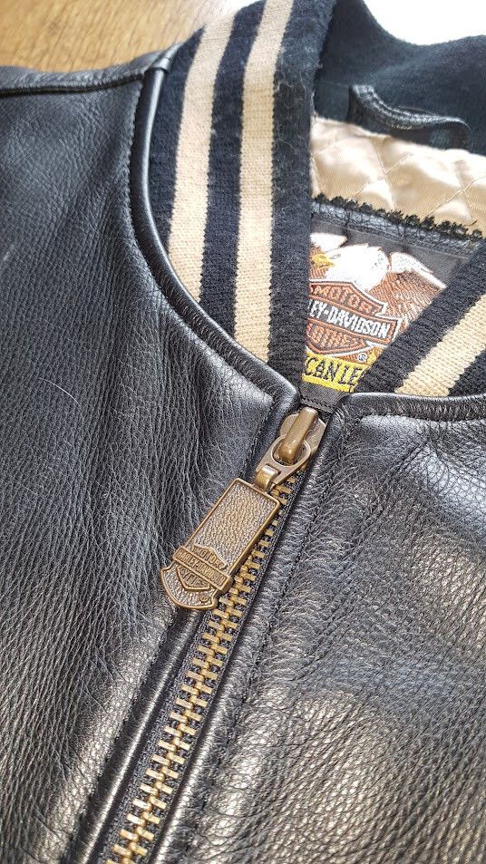 Harley Davidson × Vintage SICK Cancun Harley Davidson Embroidered Leather Jacket Size US M / EU 48-50 / 2 - 22 Thumbnail
