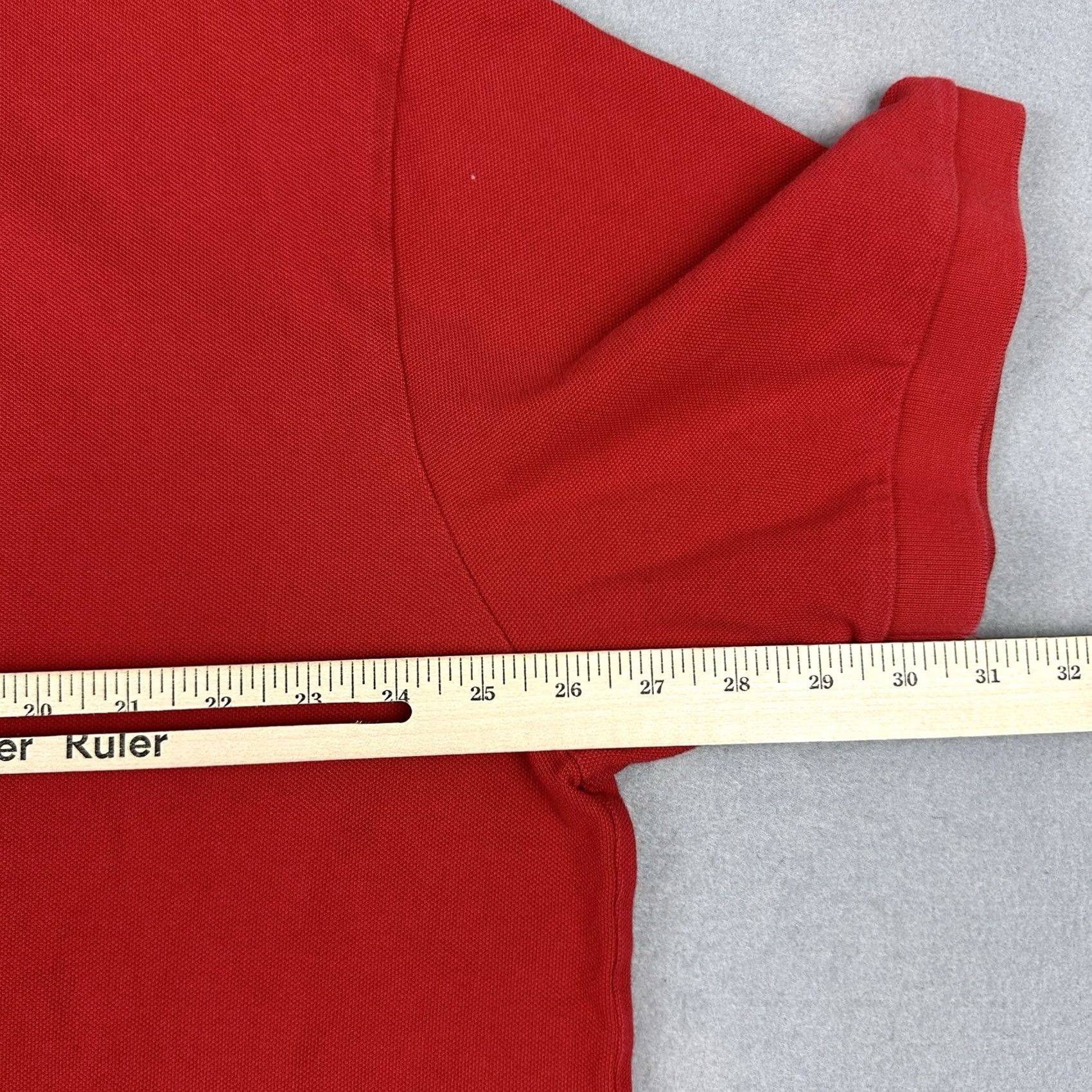 Polo Ralph Lauren Polo Ralph Lauren Polo Shirt Men 2X Big Red Solid Navy Pony Short Sleeve 2XB Size US XXL / EU 58 / 5 - 7 Thumbnail
