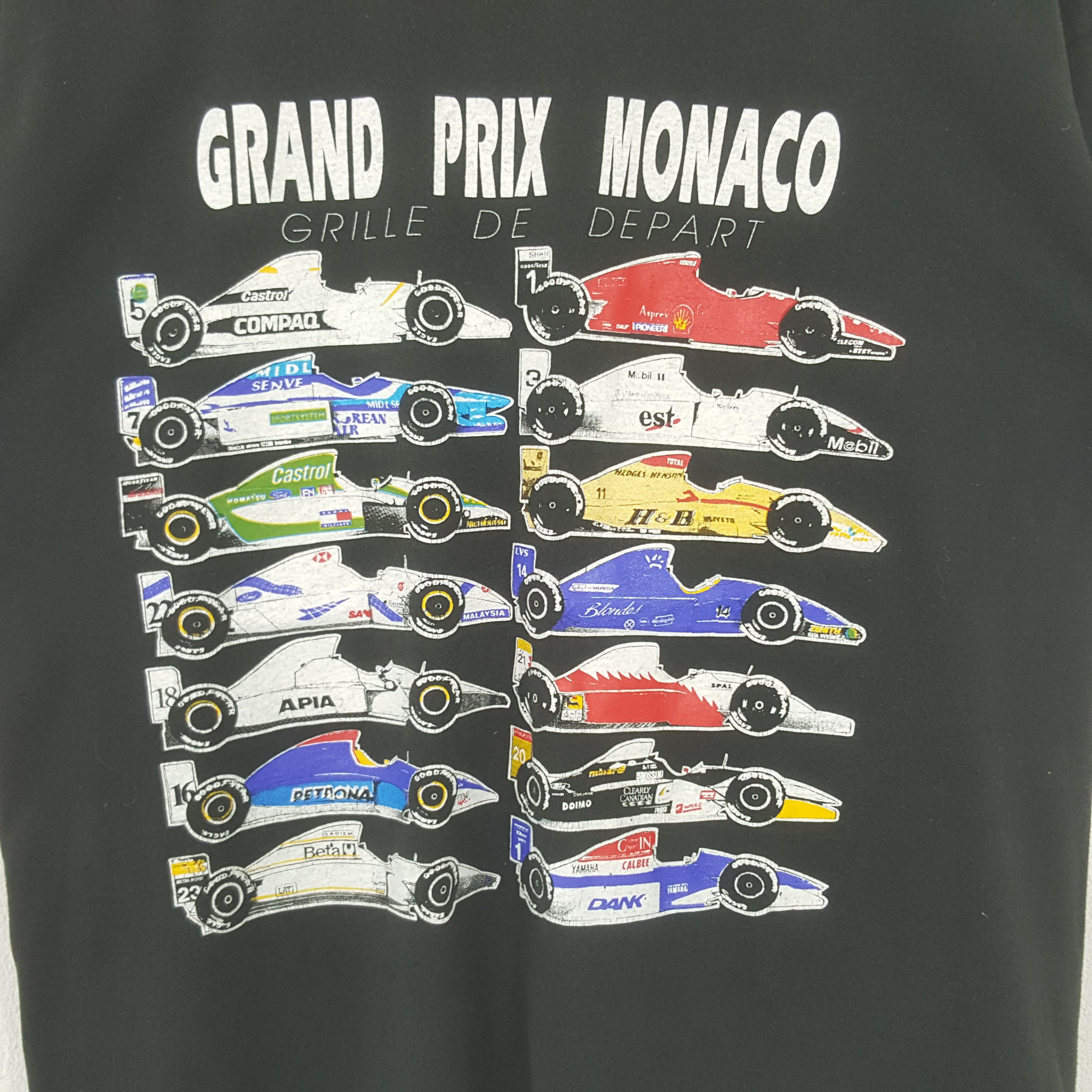 Other Vintage Formula One Grand Prix Monaco Racing Tshirt C294N26 Size US M / EU 48-50 / 2 - 2 Thumbnail