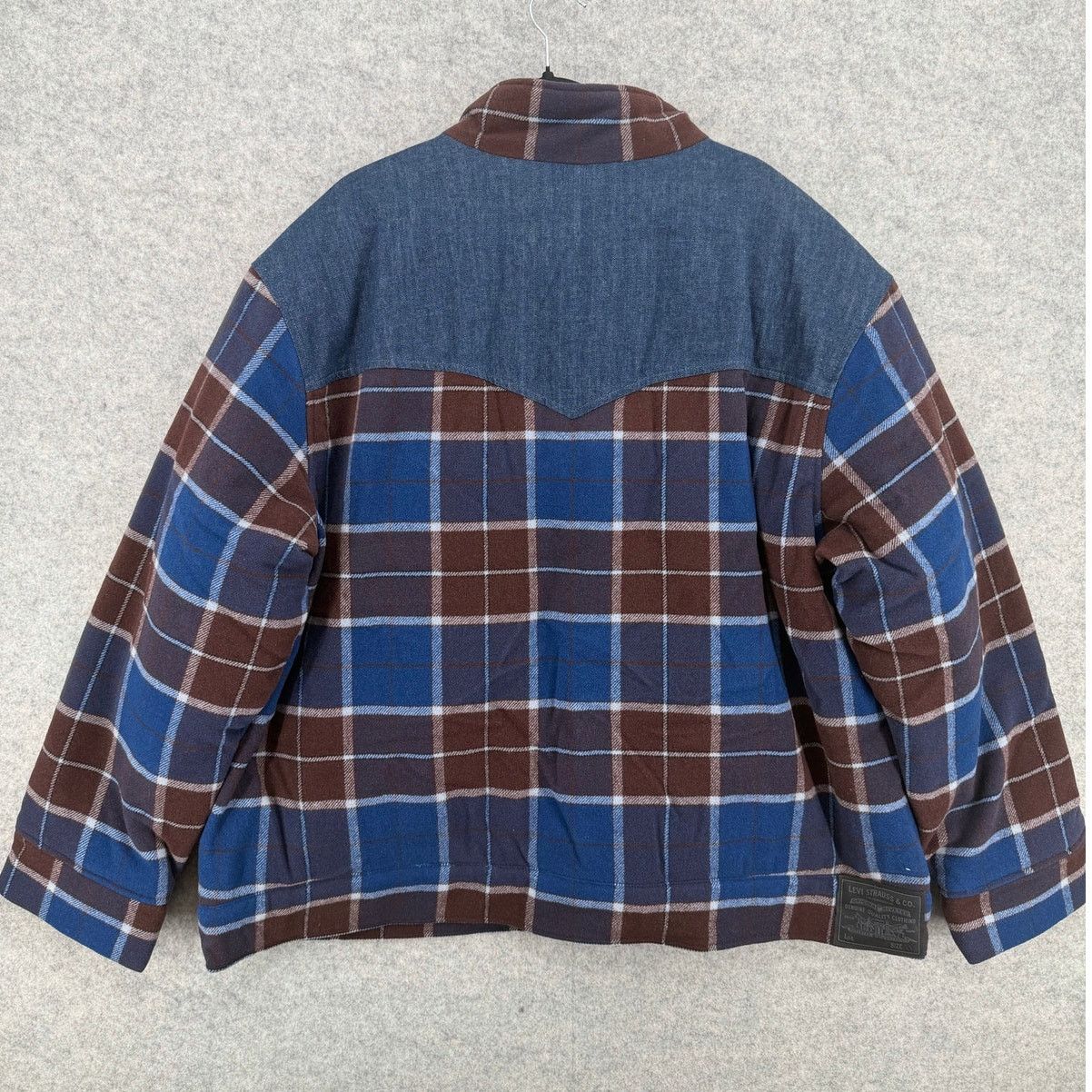 Levi's NWT Levi's Webster Western Crandle Plaid Allspice Puffer Size US XXL / EU 58 / 5 - 5 Thumbnail