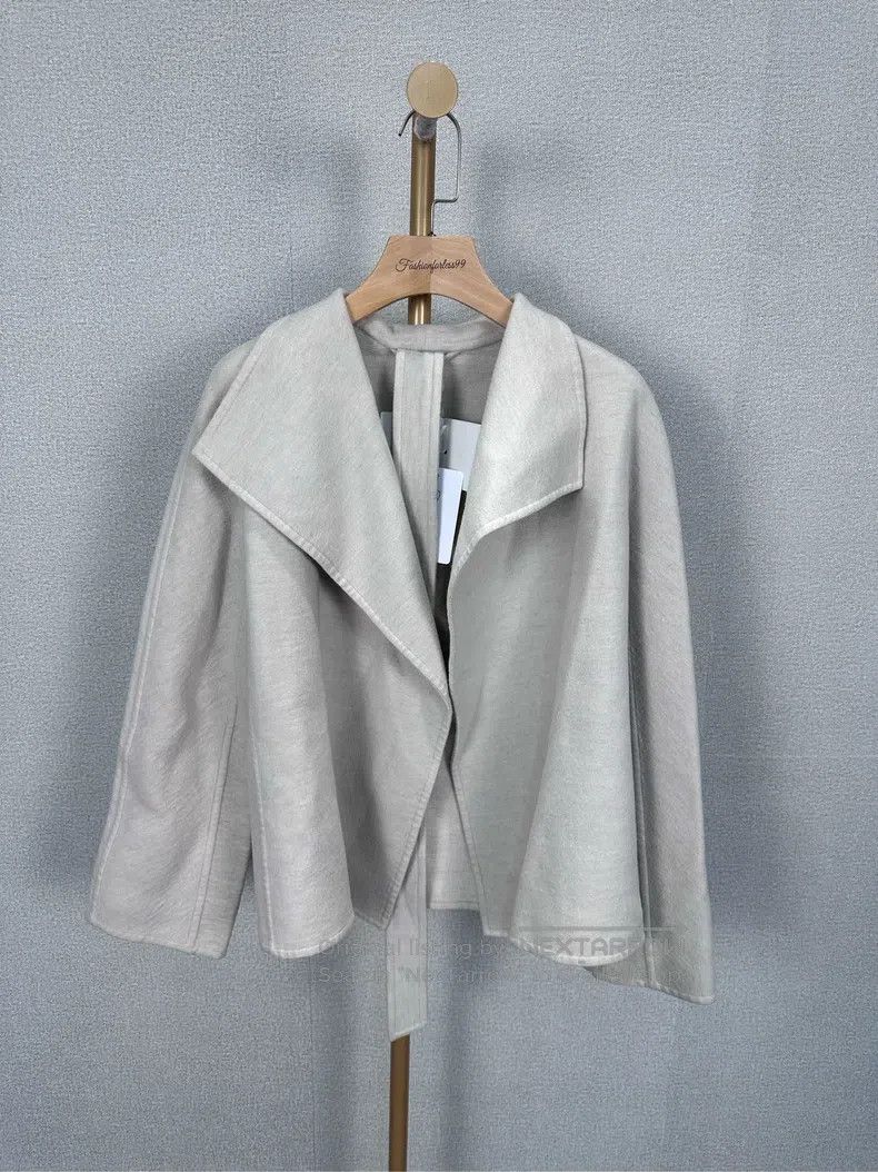 Hermes Hermes Off-white cashmere coat Size XXS / US 00 / IT 34 - 1 Thumbnail