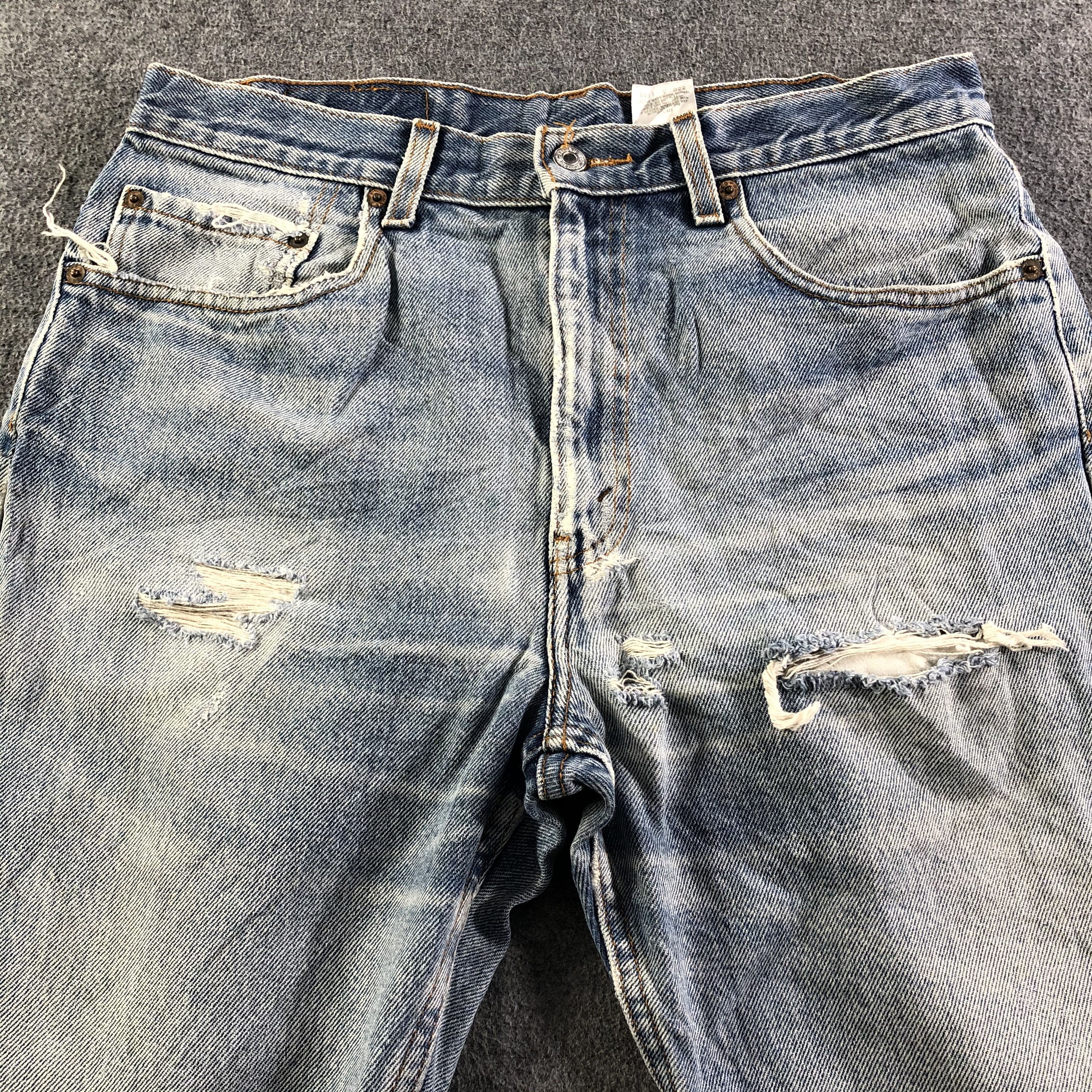 Levi's 90s Vintage Levis 505 Jeans-J3275 Size US 34 / EU 50 - 3 Thumbnail