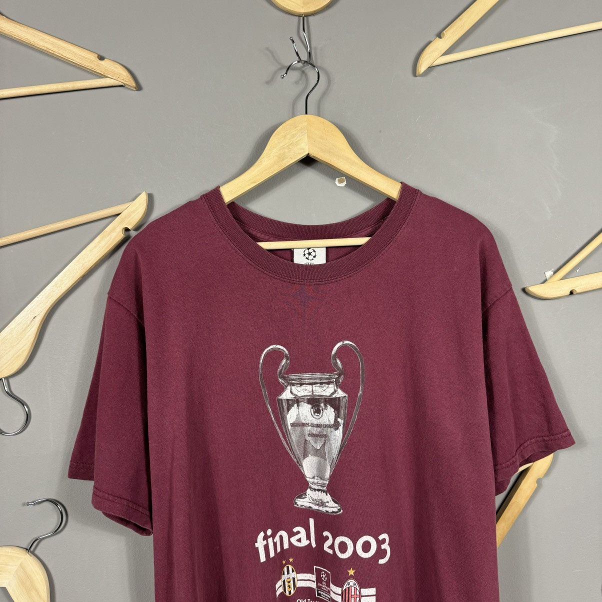 Vintage Vintage 2003 Champions League Final T-Shirt Juventus vs Milan Size US L / EU 52-54 / 3 - 3 Thumbnail