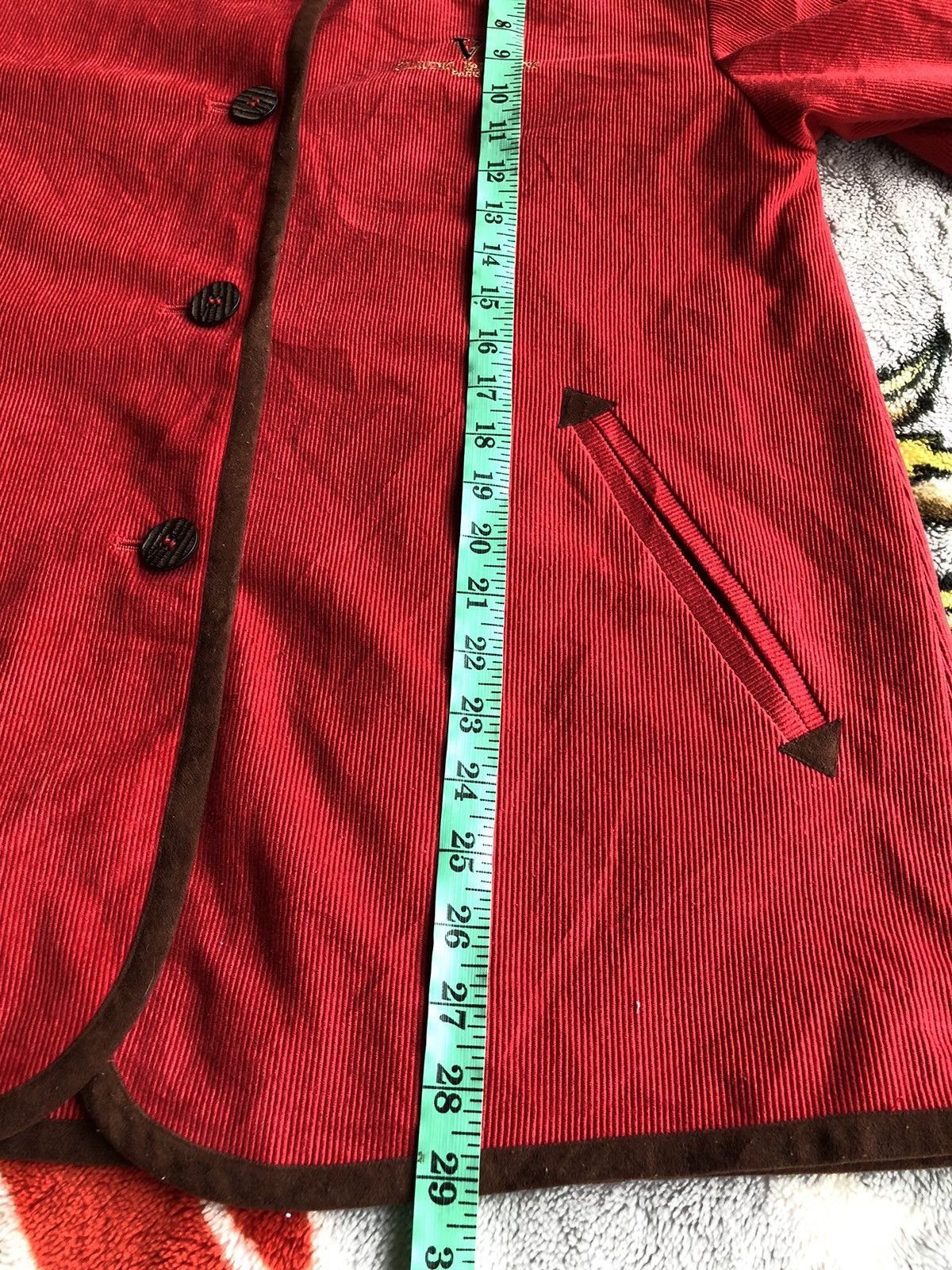 If Six Was Nine × Japanese Brand × RED Valentino Claudio Valentino Paris Red Jacket Size M / US 6-8 / IT 42-44 - 9 Thumbnail