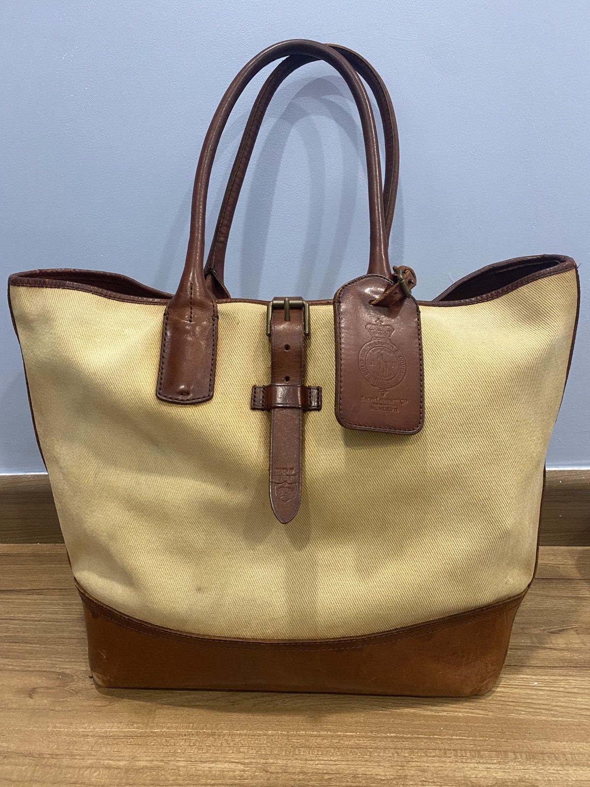 Canvas Polo Leather Purse Polo Ralph Lauren Canvas Leather Tote Bag