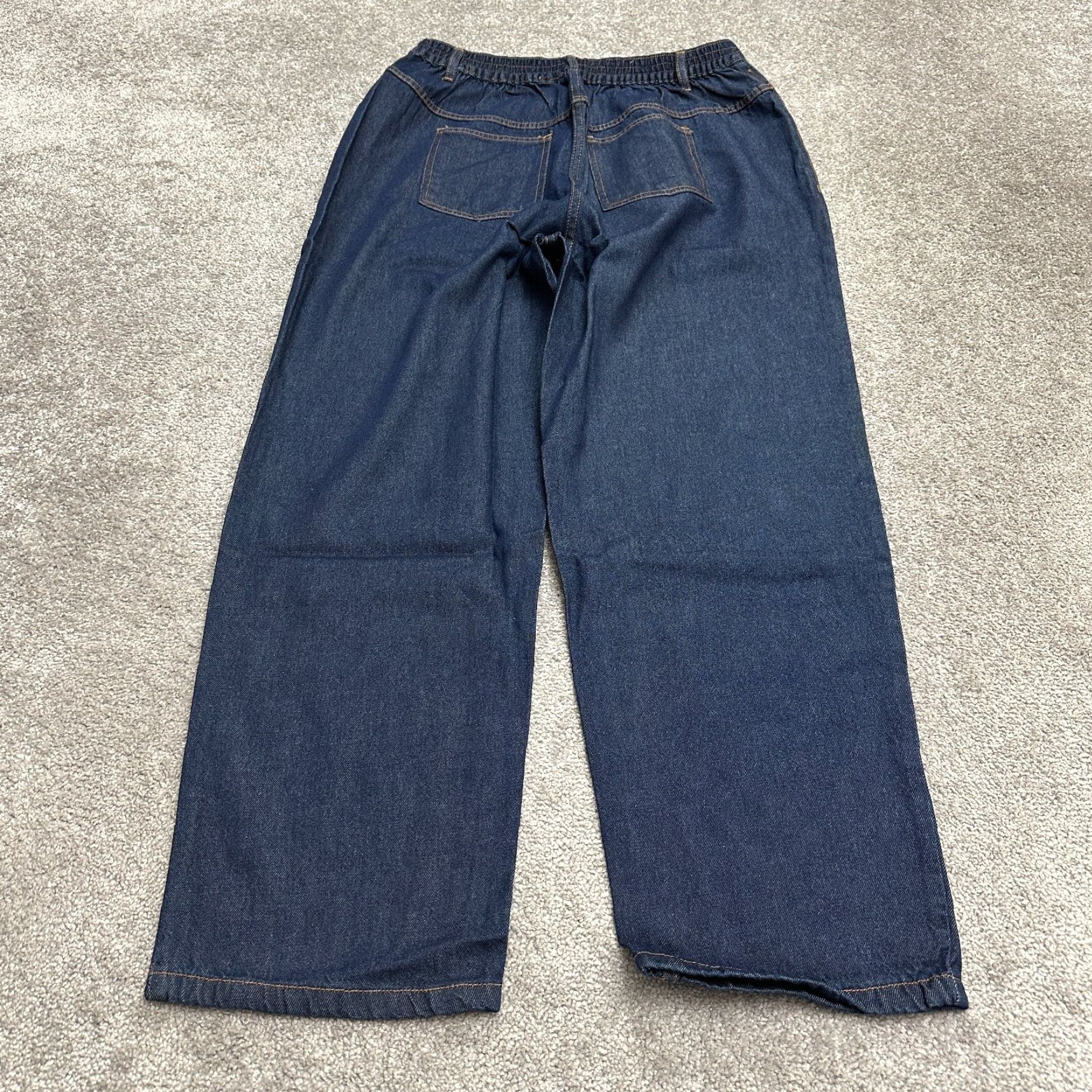 Vintage WOMAN WITHIN Classic Fit Plus Size Denim Jeans 18W Blue 32x28 High Rise Straight Casual Size 40" / US 18 - 2 Thumbnail