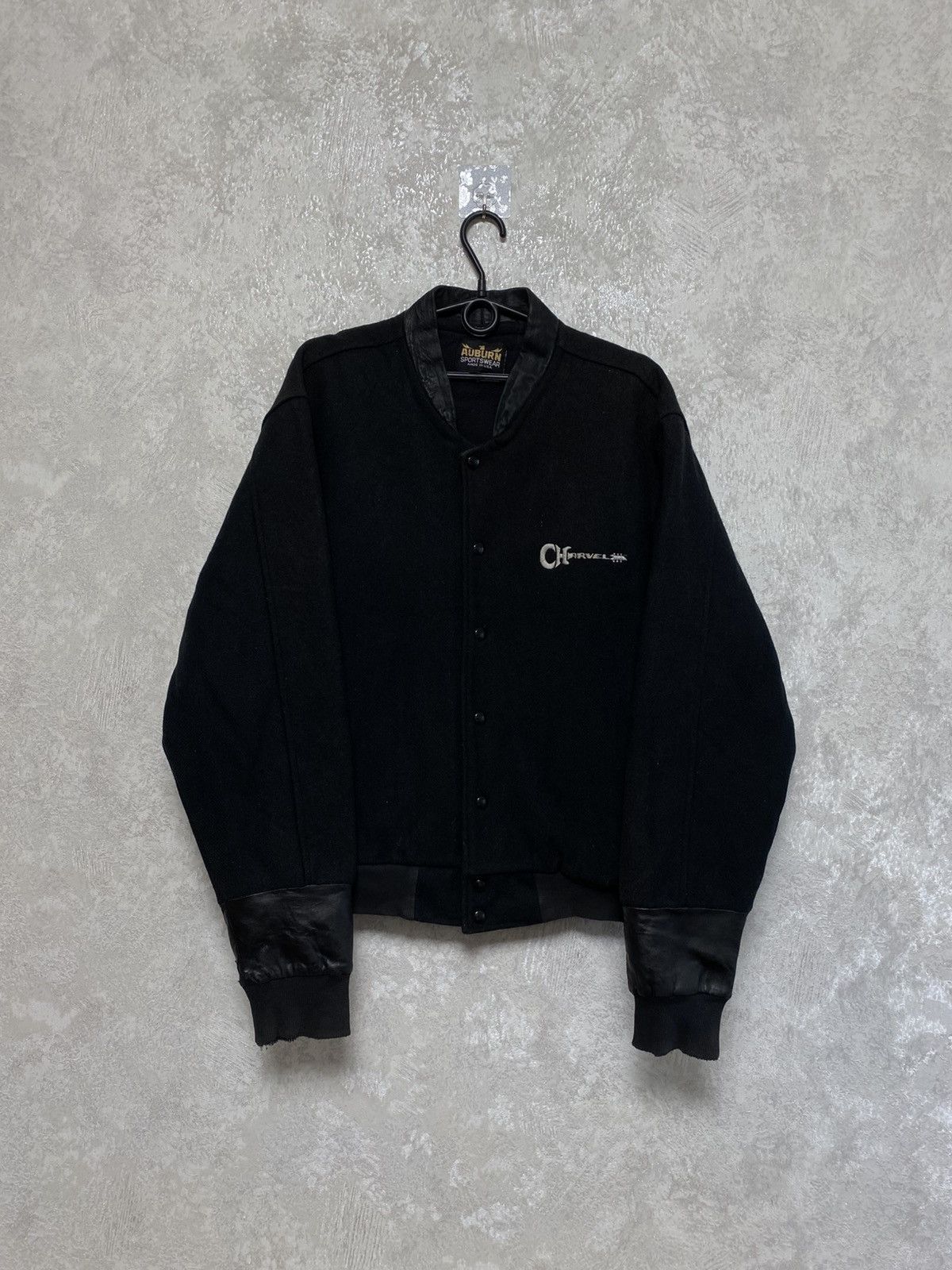 Auburn Sportswear Charvel USA vintage wool bomber jacket Size US XL / EU 56 / 4 - 1 Thumbnail