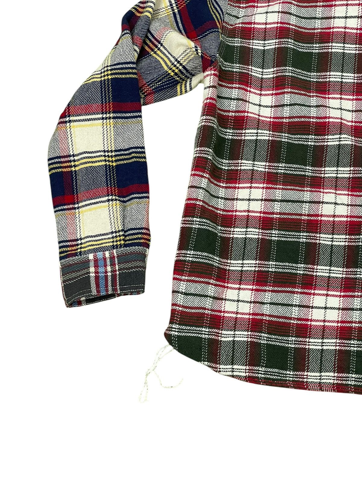 Japanese Brand Multi Plaid Houston Union Made Flannel Shirt Workwear 6🟩7 Size US M / EU 48-50 / 2 - 12 Thumbnail