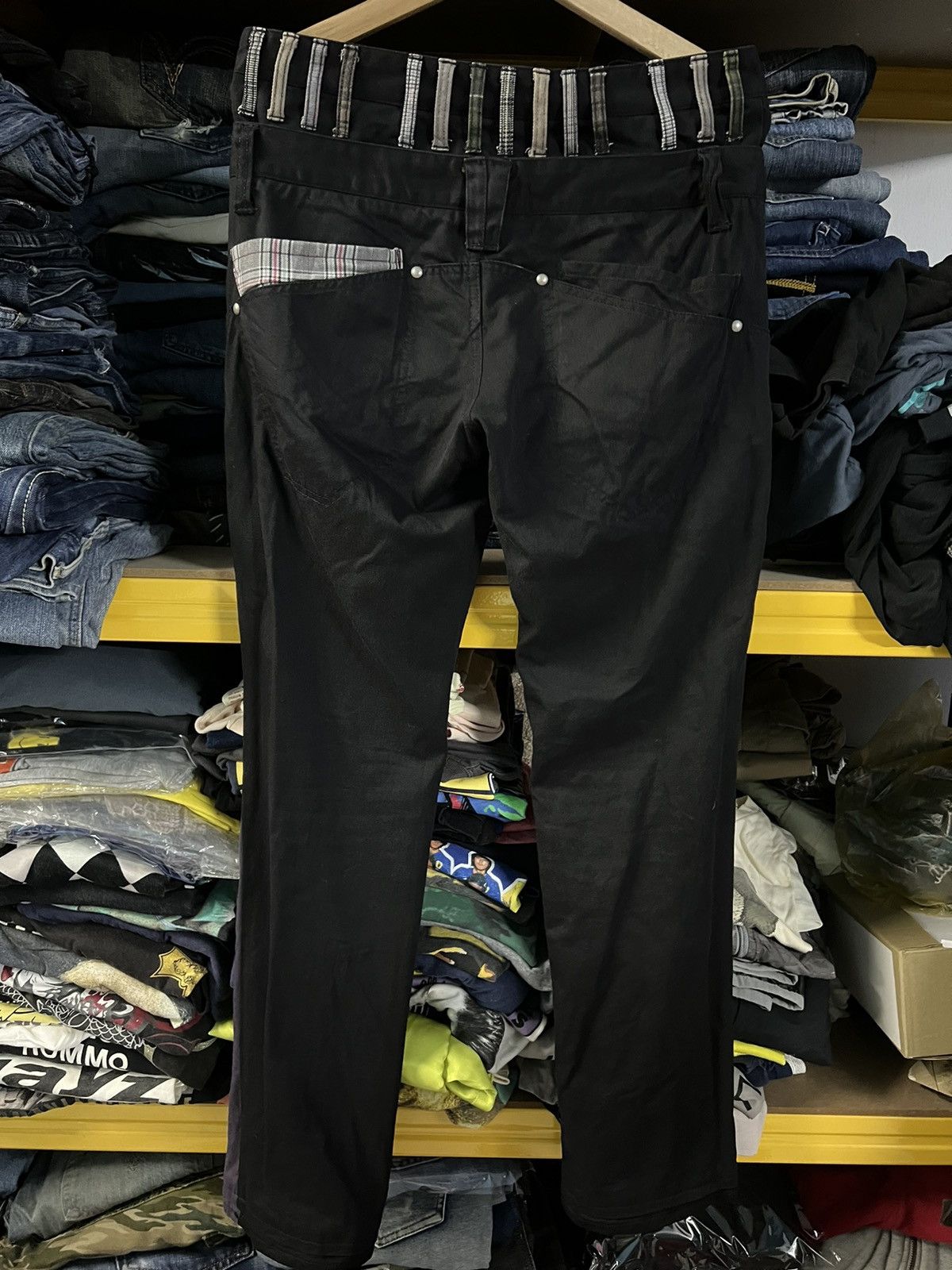 If Six Was Nine × Japanese Brand × Seditionaries MANYDOPE DOUBLE WAIST PUNK PANTS Size US 31 - 6 Thumbnail