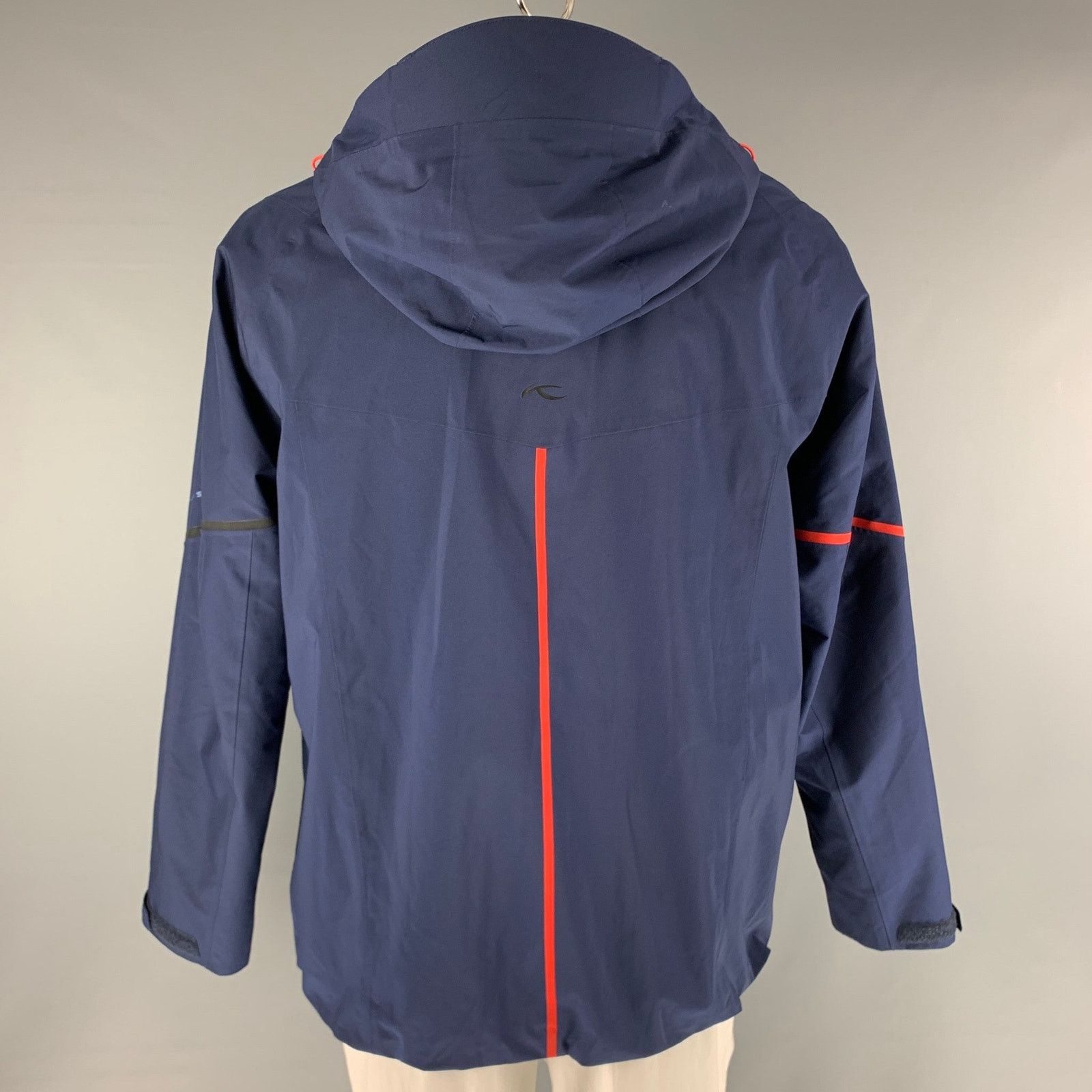 KJUS KJUS Chest Size XXL Navy Red Polyamide Windbreaker Jacket Size US XXL / EU 58 / 5 - 3 Thumbnail