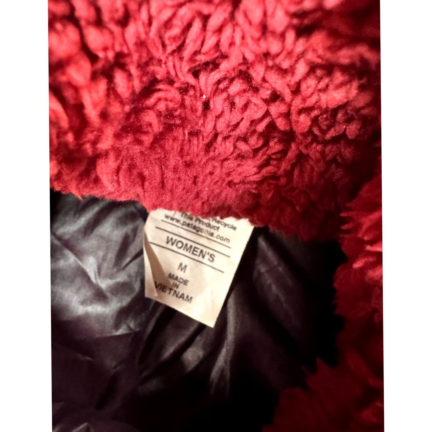 Patagonia Patagonia W’s Los Gatos Reversible Shaggy Fleece Vest Crimson / Red Wine Size M Size M / US 6-8 / IT 42-44 - 5 Thumbnail