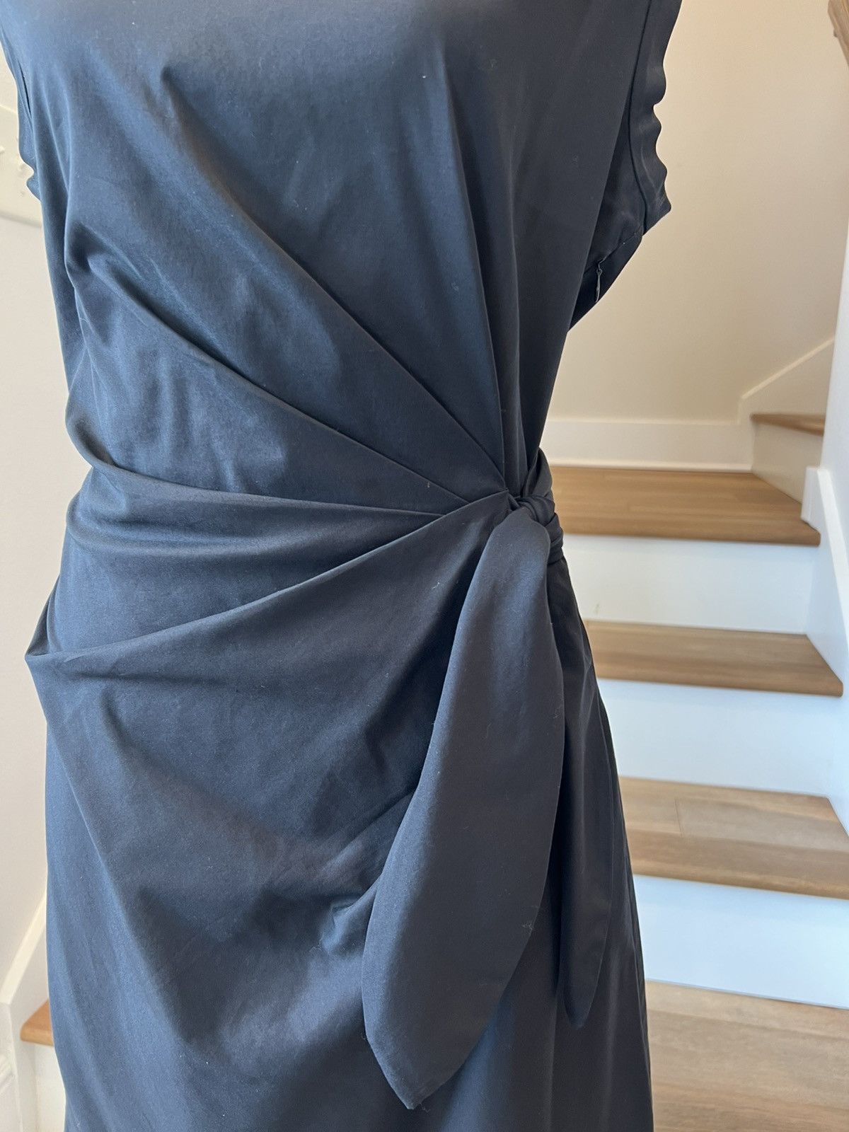 Diane von Furstenberg Diane Von Furstenberg Black Wrap Dress Size 10 Size L / US 10 / IT 46 - 2 Thumbnail