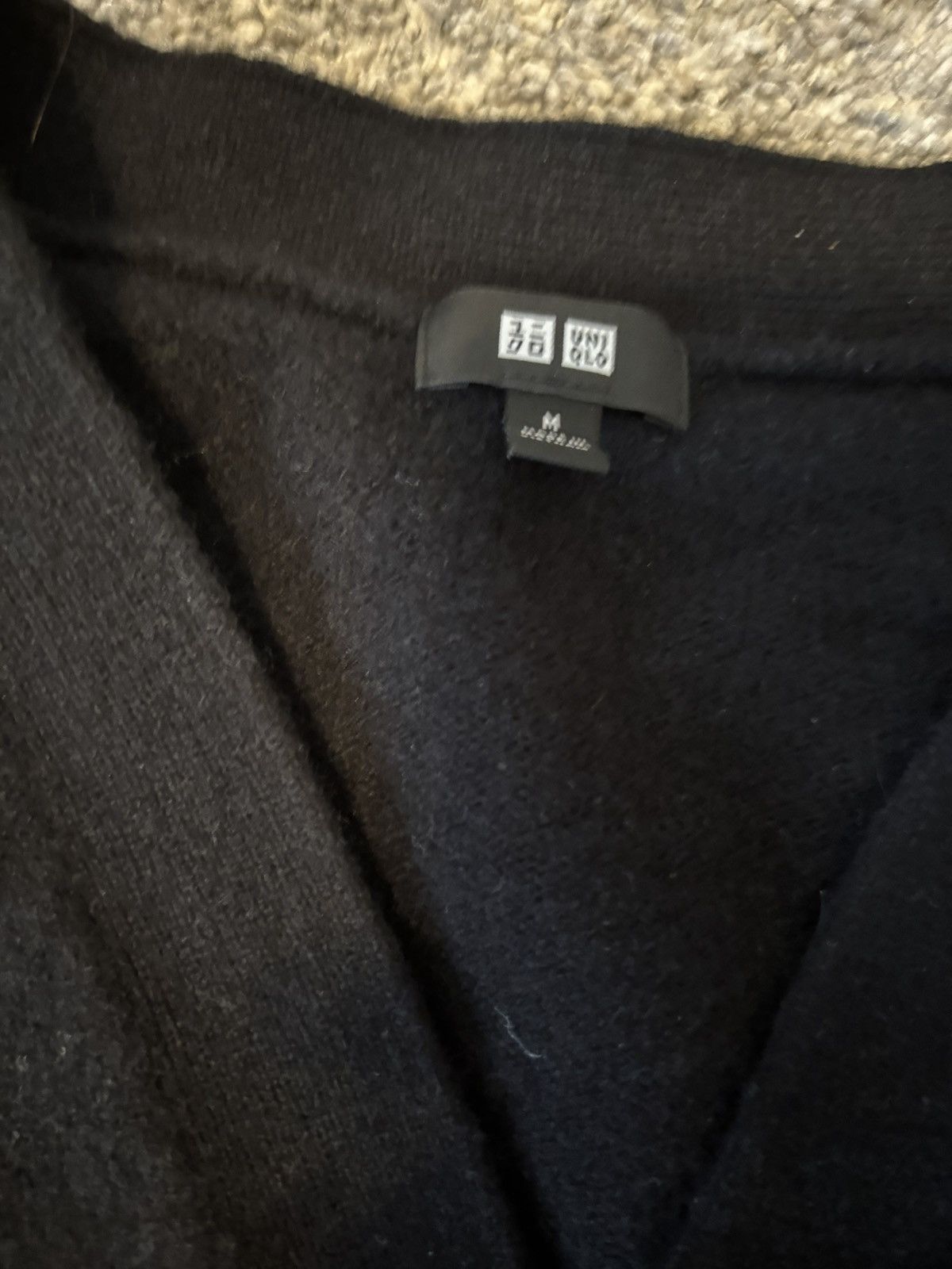 Uniqlo Black cardigan Size US M / EU 48-50 / 2 - 2 Thumbnail