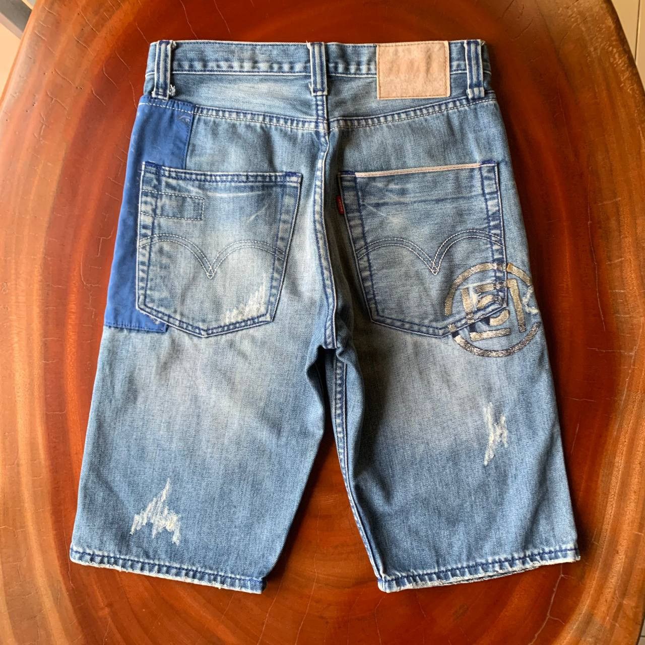 CLOT × Levi's Levis x Clot x Kazuki Kuraishi 501 Blue Denim Short Pants Size US 30 / EU 46 - 2 Thumbnail