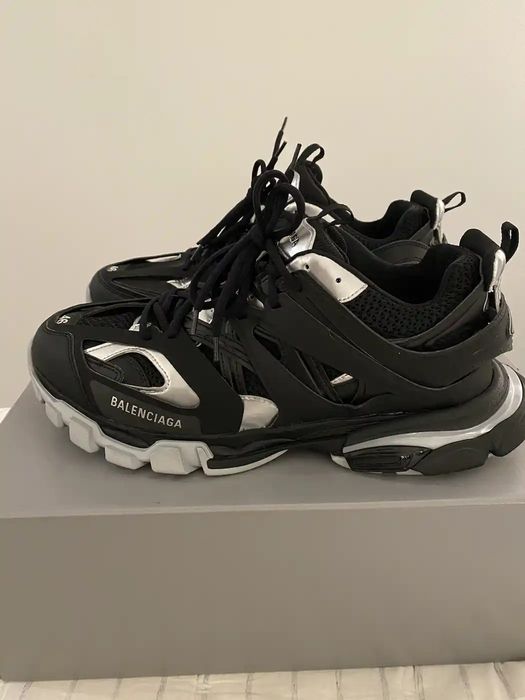 Balenciaga Balenciaga Tracks with silver features | Grailed