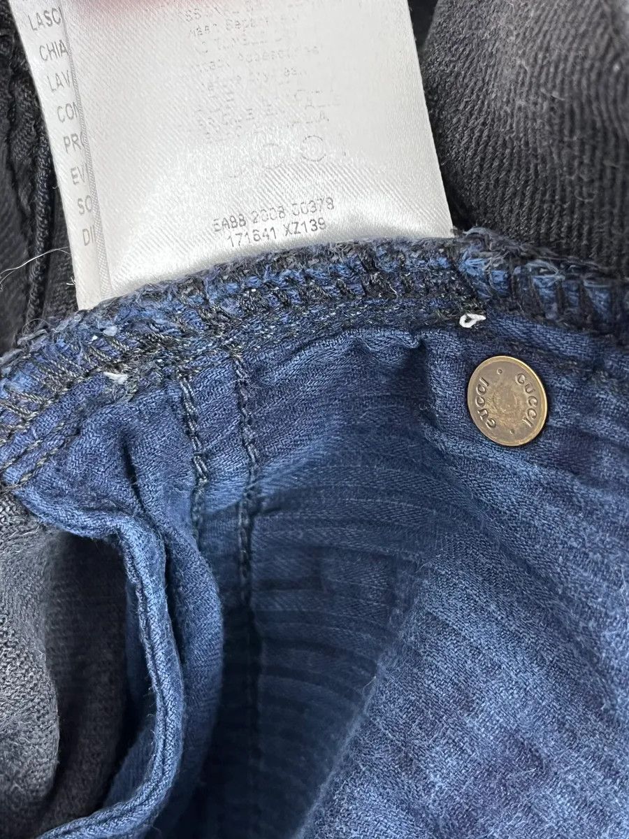 Gucci AW2008 Gucci Tern Blue Slim Pants by Frida Giannini Size US 32 / EU 48 - 12 Thumbnail