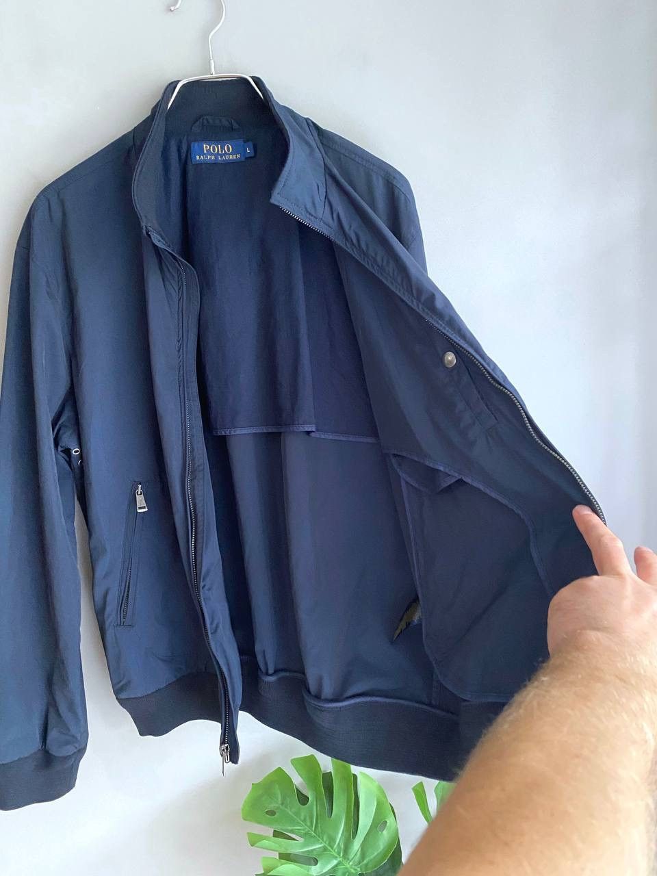 Polo Ralph Lauren Polo Ralph Lauren Dark Blue Nylon Winbreaker Jacket, Size L Size US L / EU 52-54 / 3 - 18 Thumbnail