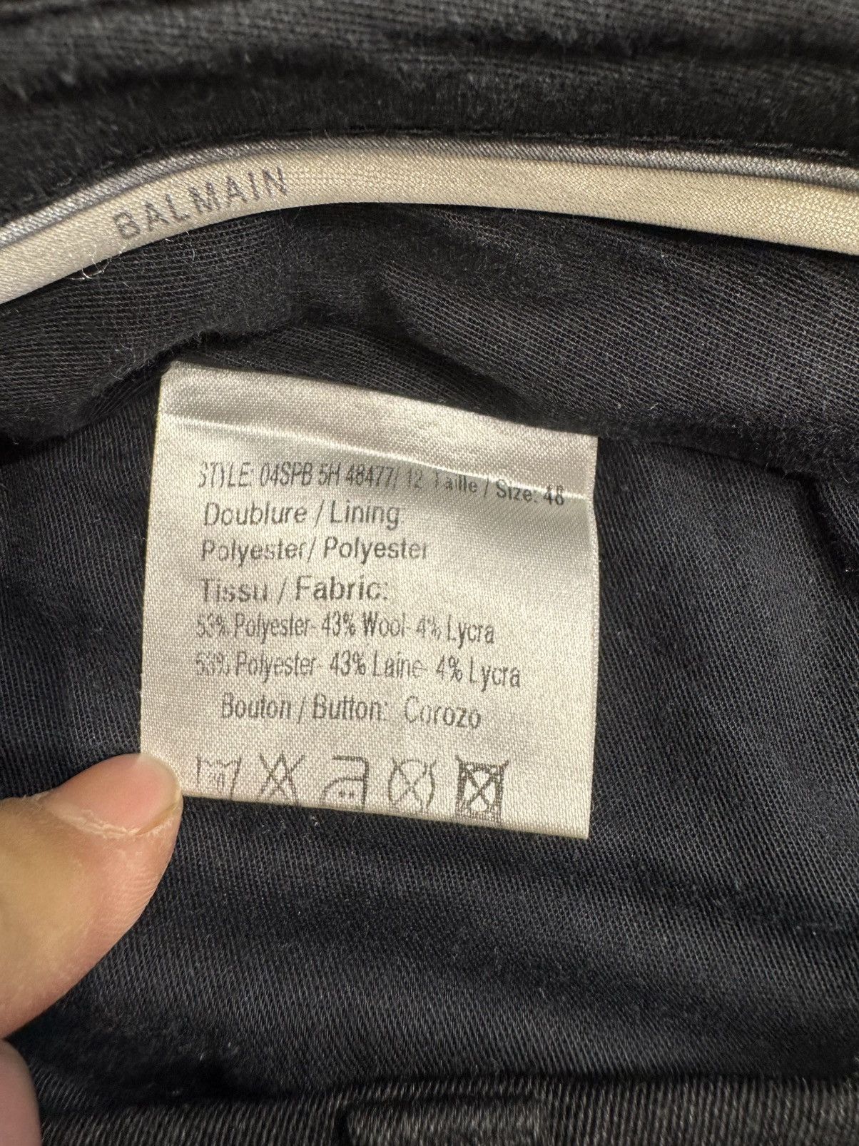 Balmain Vintage Balmain Offical Trousers Size US 34 / EU 50 - 4 Thumbnail